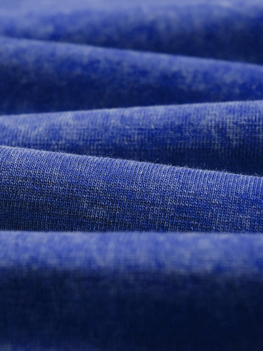 Unisex Gradé Japanese-Inspired Text Print Oversized Tee