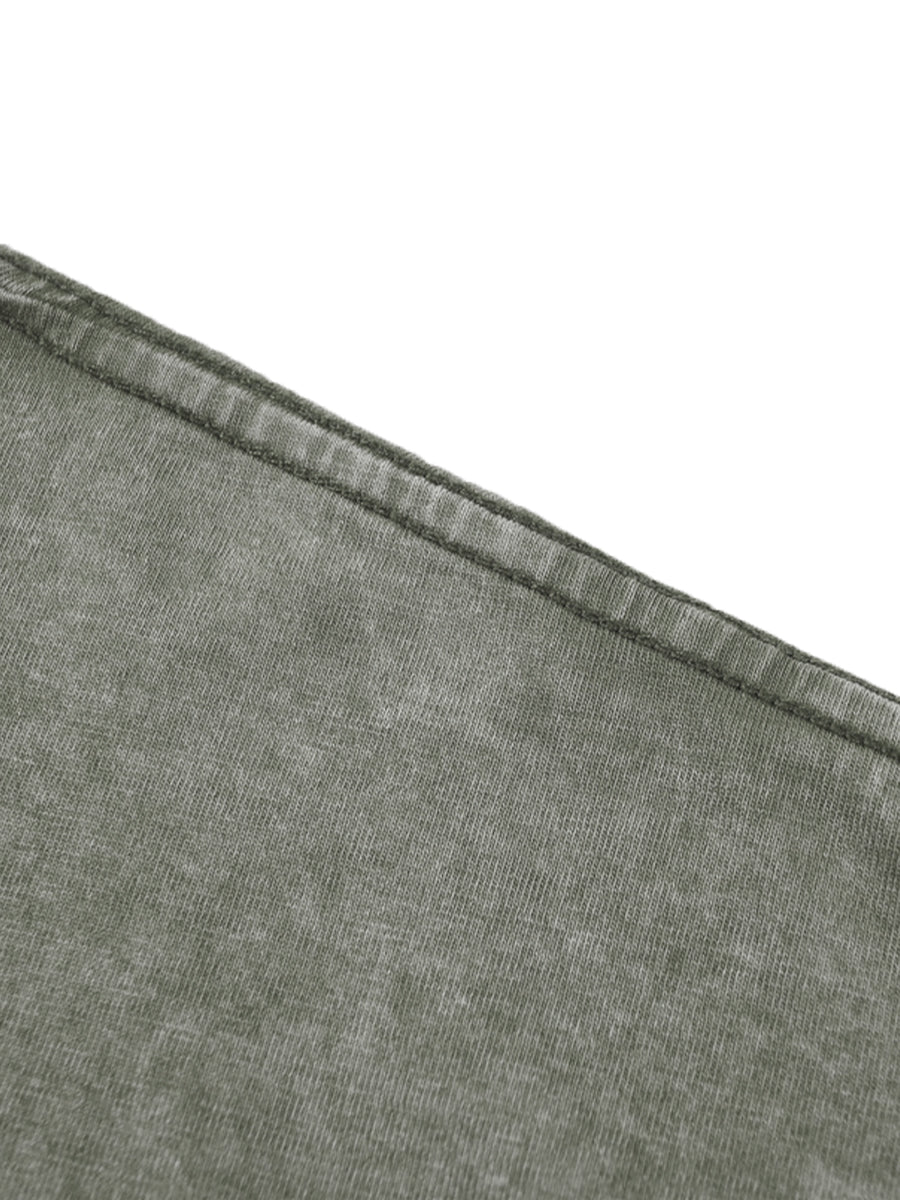 Unisex Gradé Japanese-Inspired Motif Print Oversized Tee