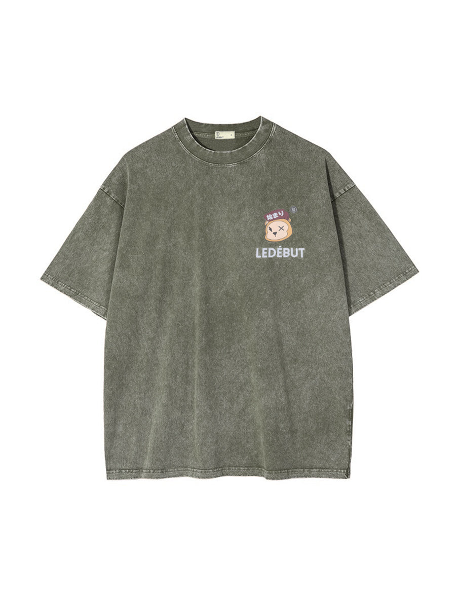 Unisex Gradé Monkey Head Oversized Tee
