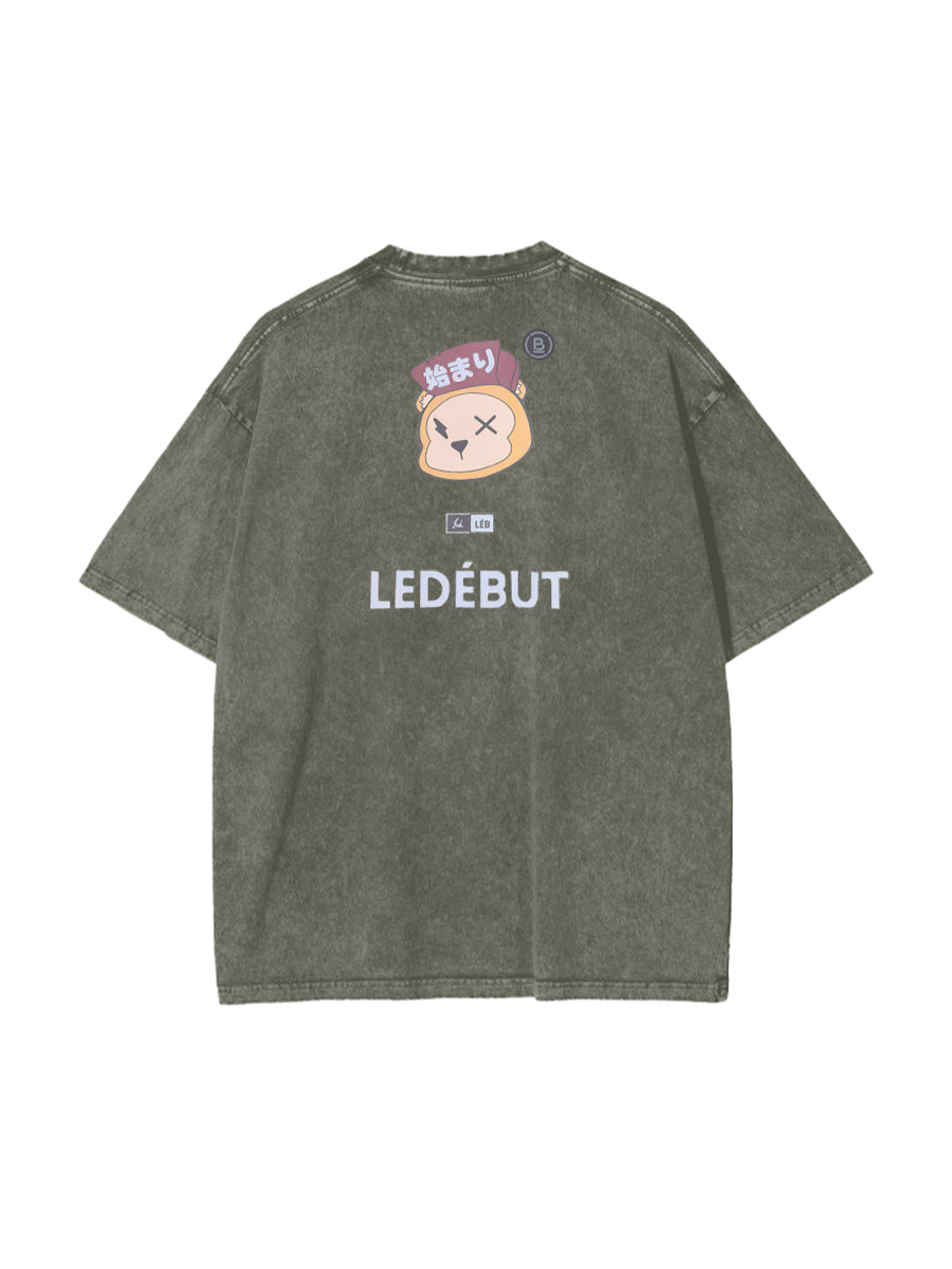 Unisex Gradé Monkey Head Oversized Tee