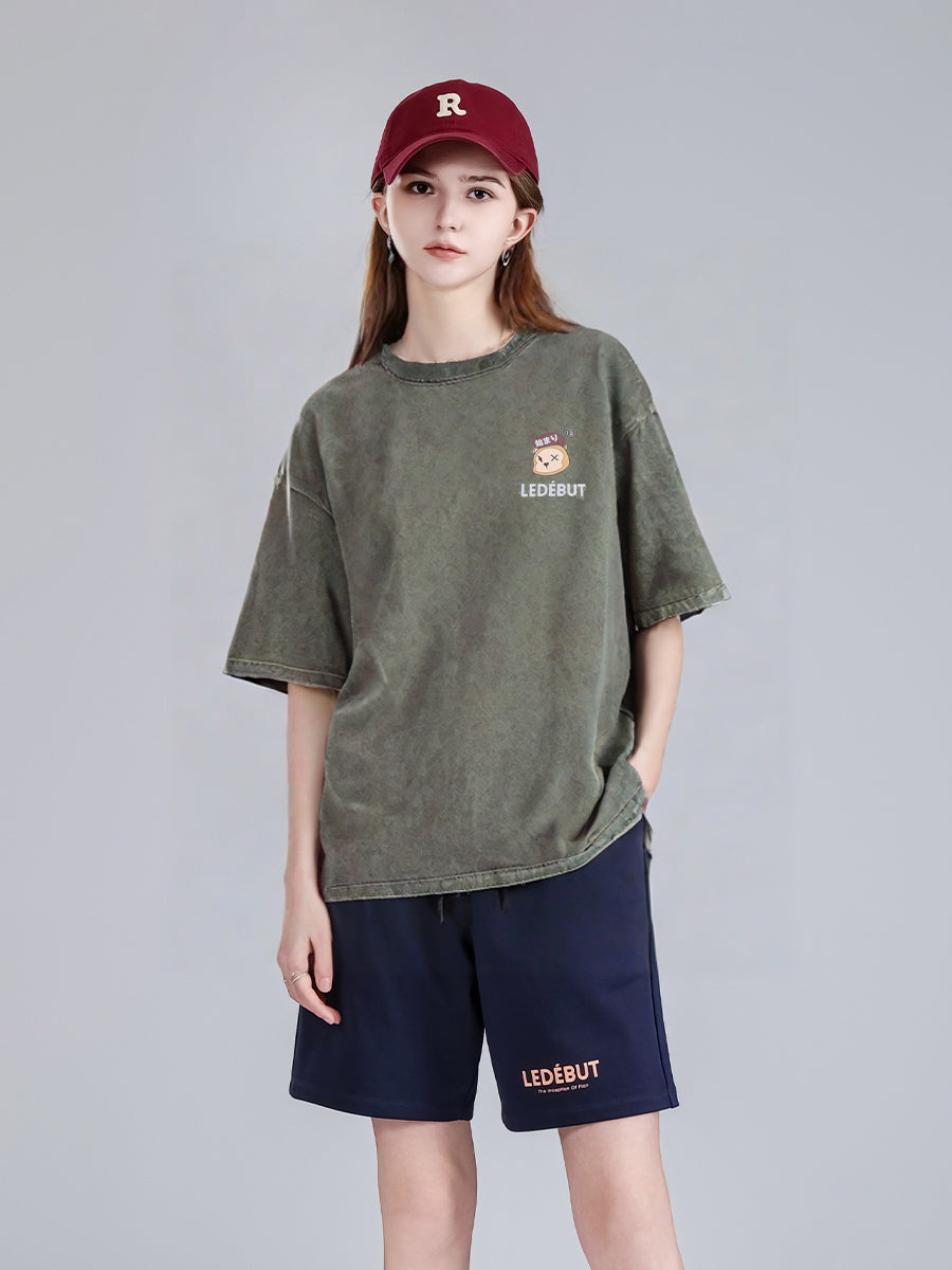 Unisex Gradé Monkey Head Oversized Tee