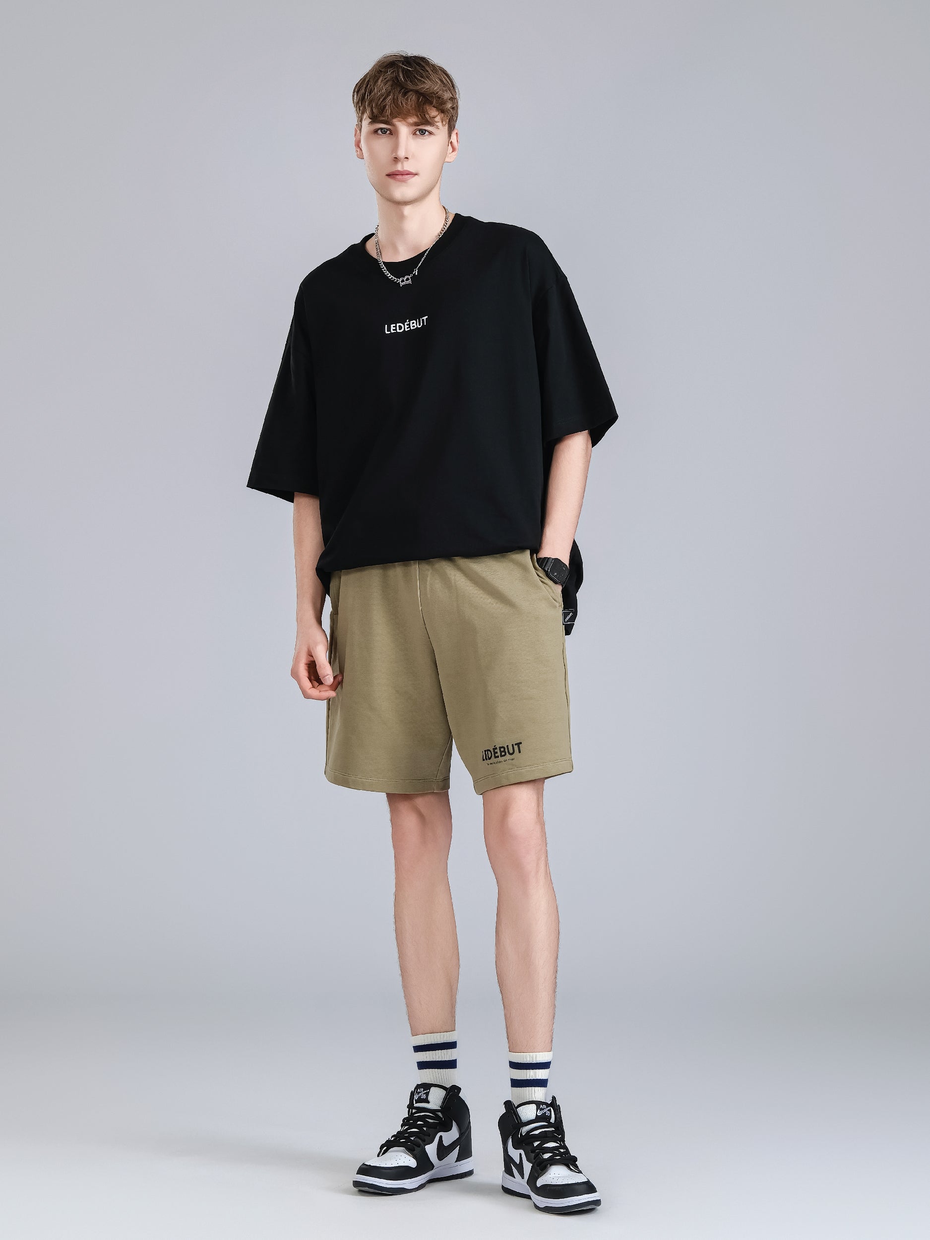 Men Short Pants High Density Print