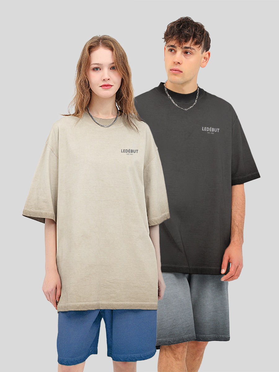 Unisex Gradé Logo Oversized Tee