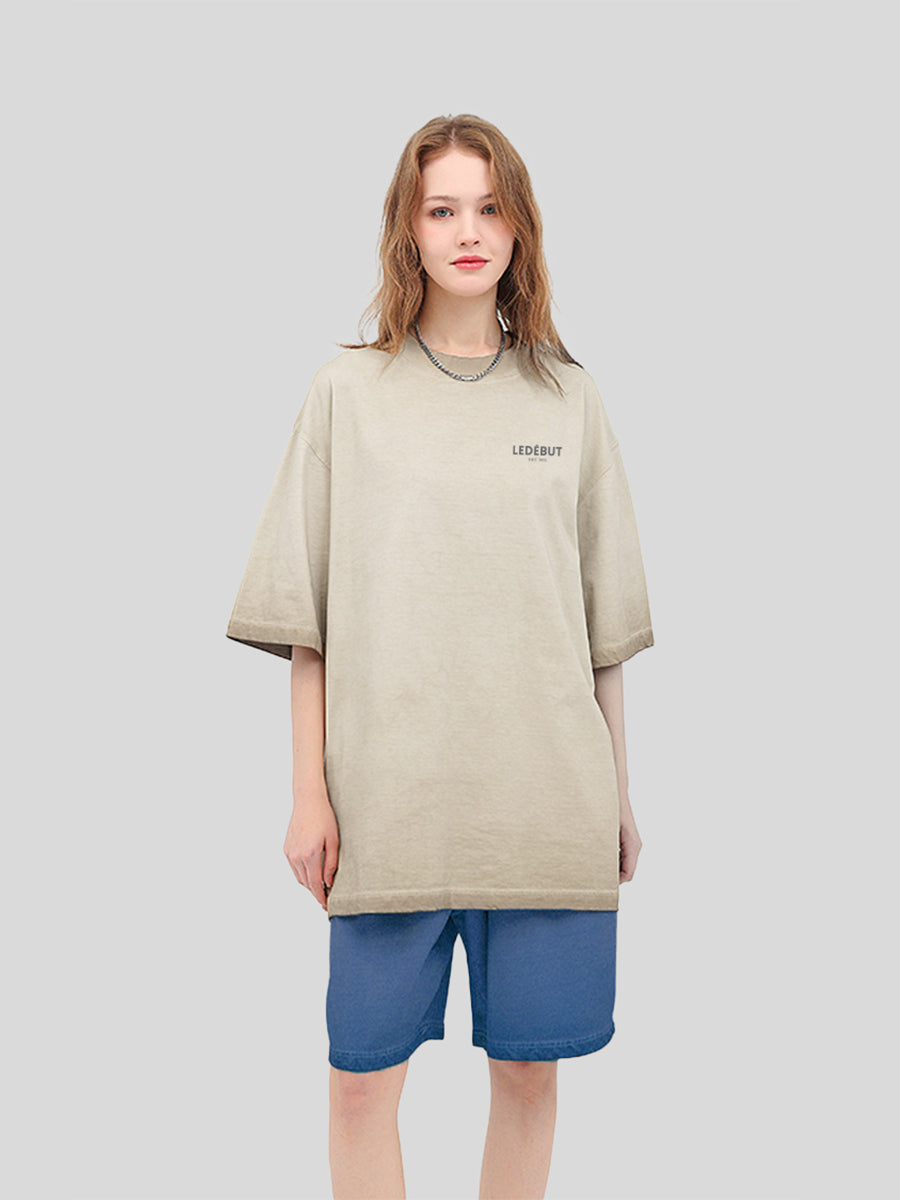 Unisex Gradé Logo Oversized Tee