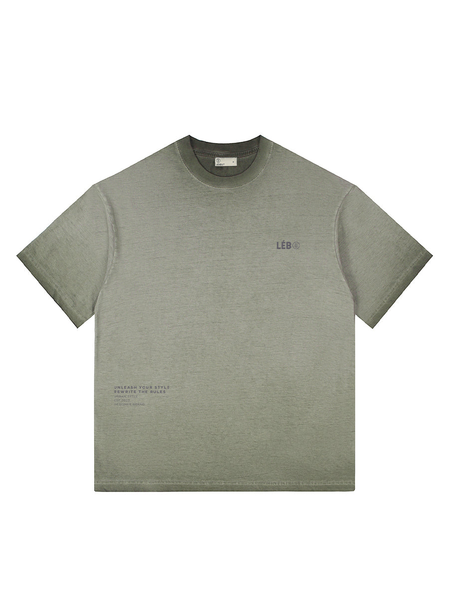 Unisex Gradé Accent Oversized Tee