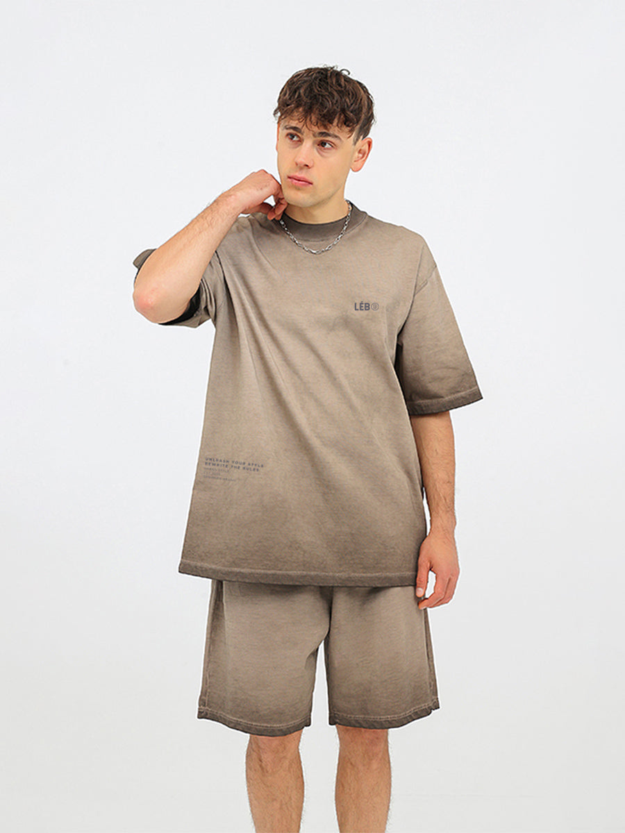 Unisex Gradé Accent Oversized Tee