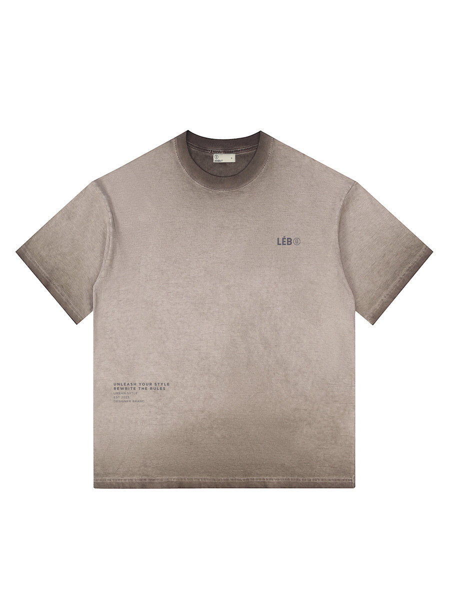 Unisex Gradé Accent Oversized Tee