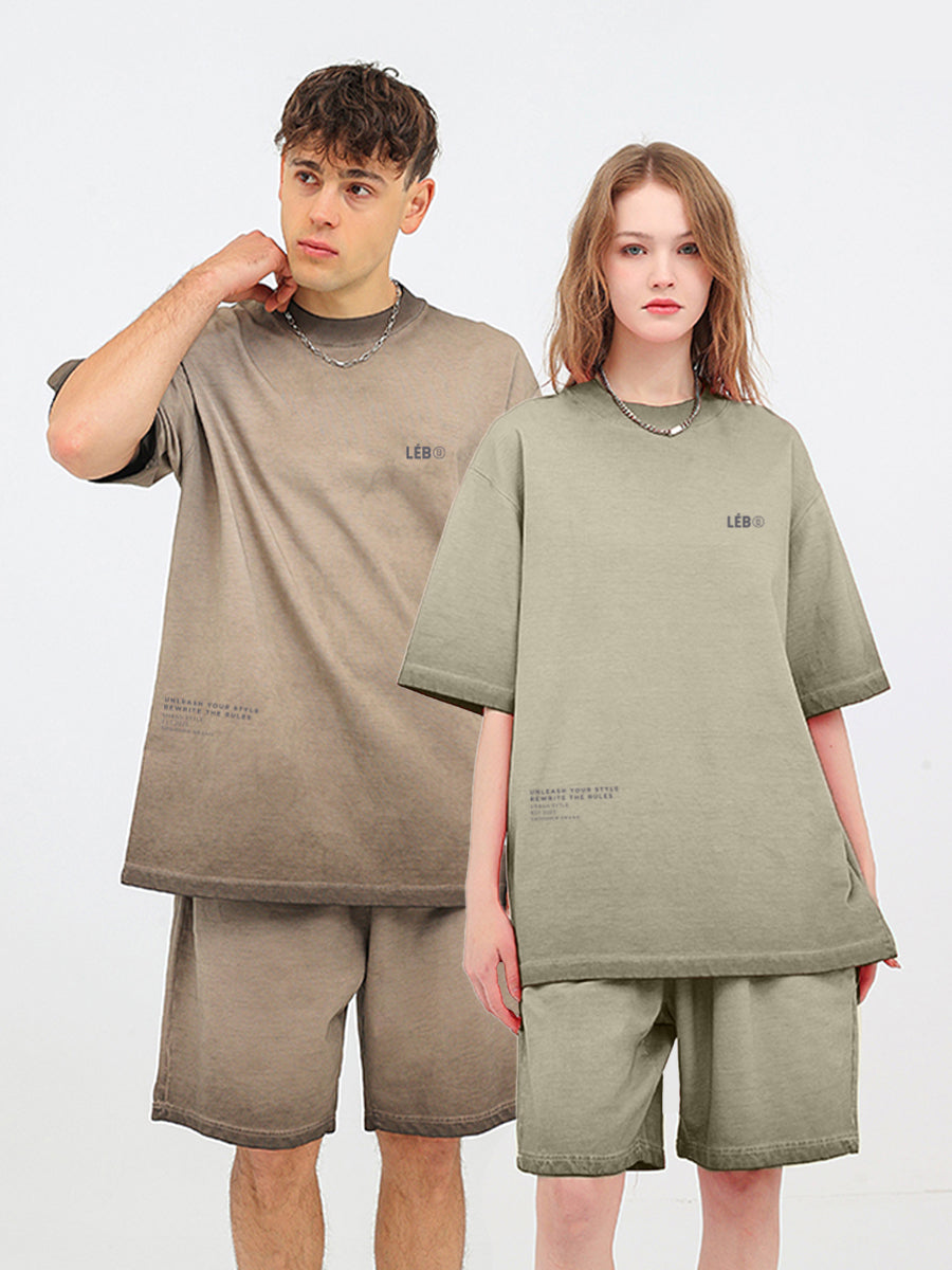 Unisex Gradé Accent Oversized Tee