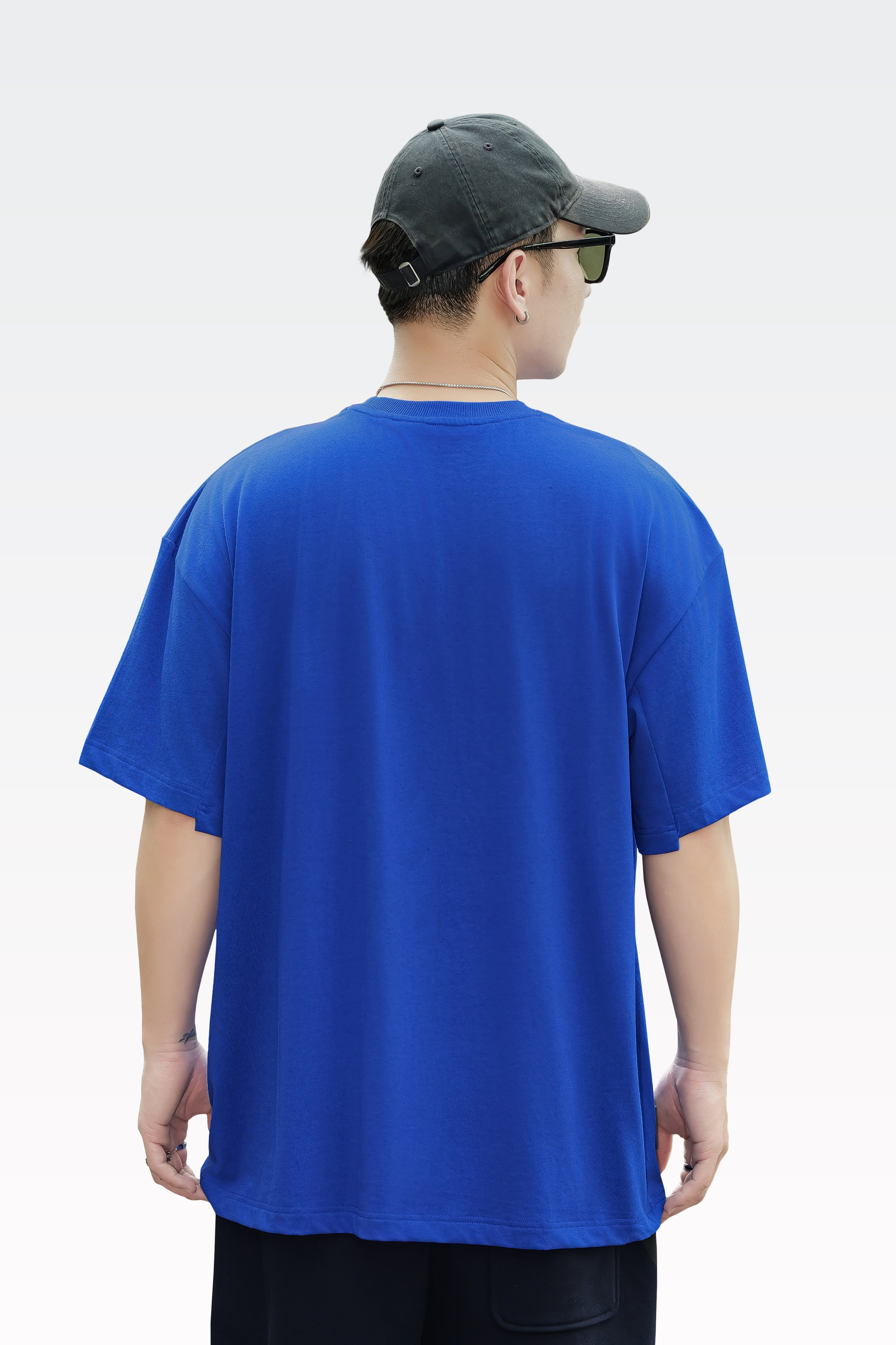 Unisex Pocket Detail Oversized Tee