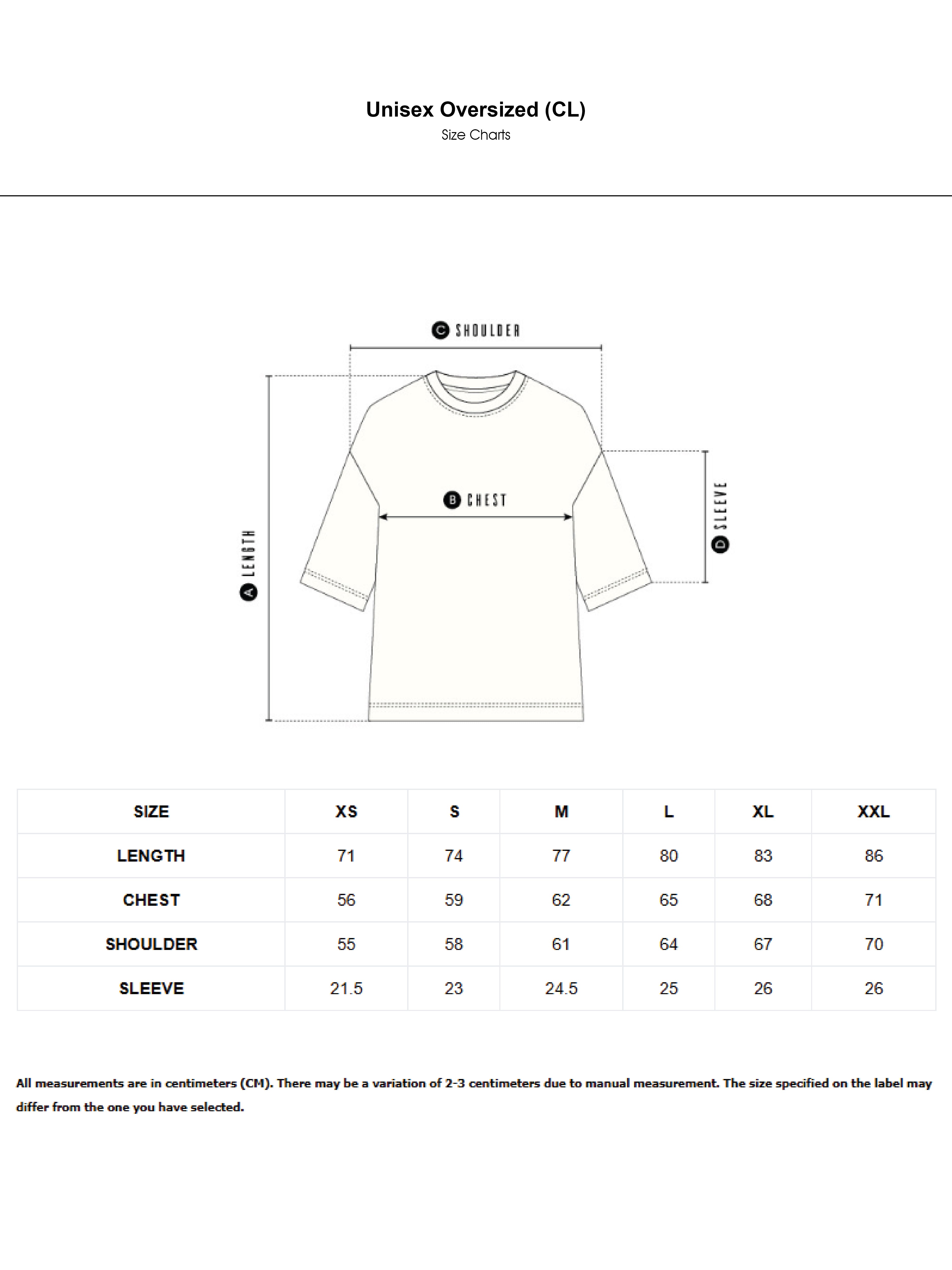 Unisex Gradé Accent Oversized Tee