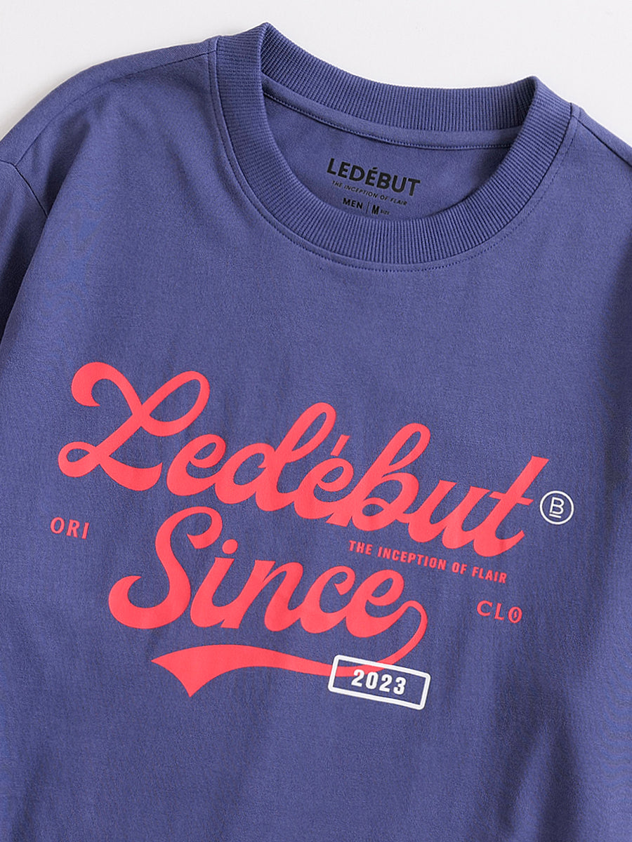 Men Ledébut Center Print Regular Tee