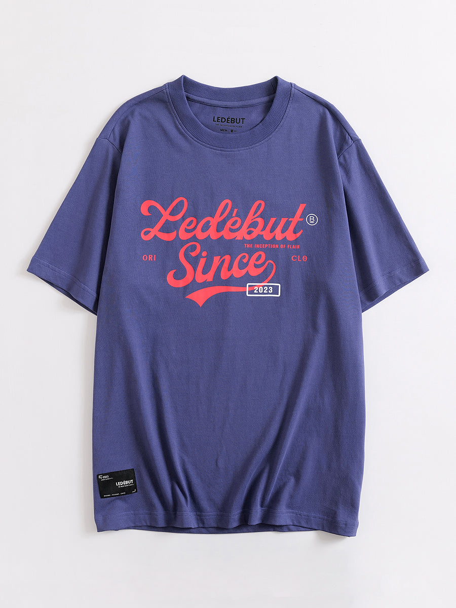 Men Ledébut Center Print Regular Tee