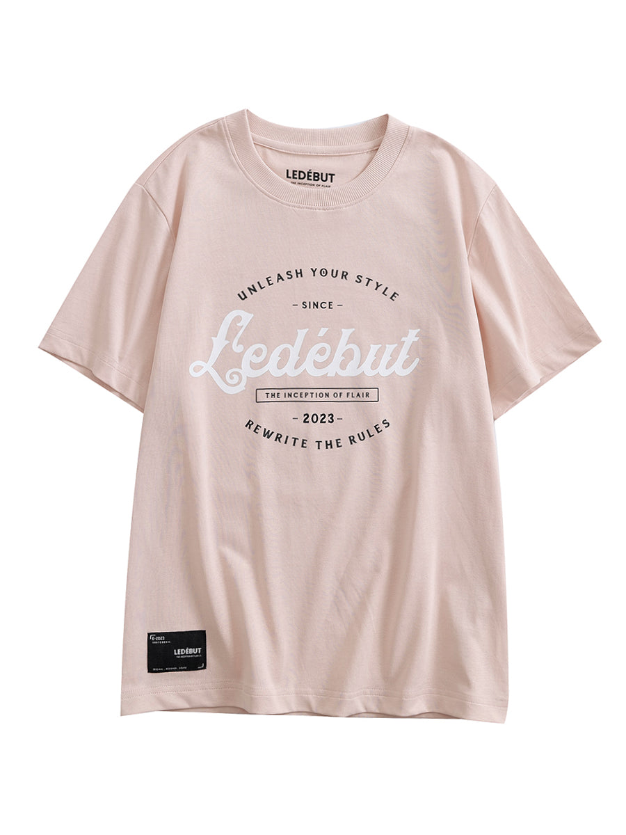 Women Ledébut Center Print Regular Tee