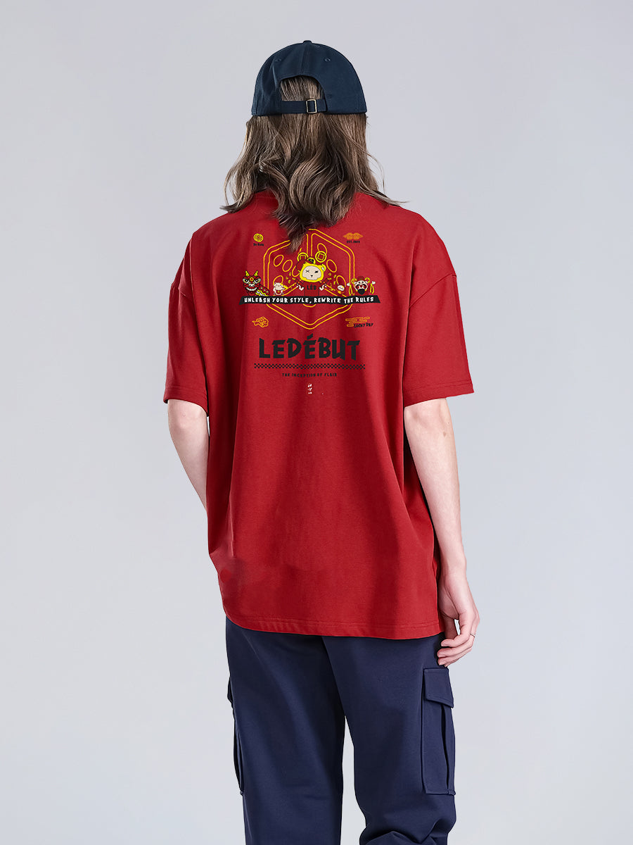 Unisex Prosperity Parade 9077 Oversized Tee