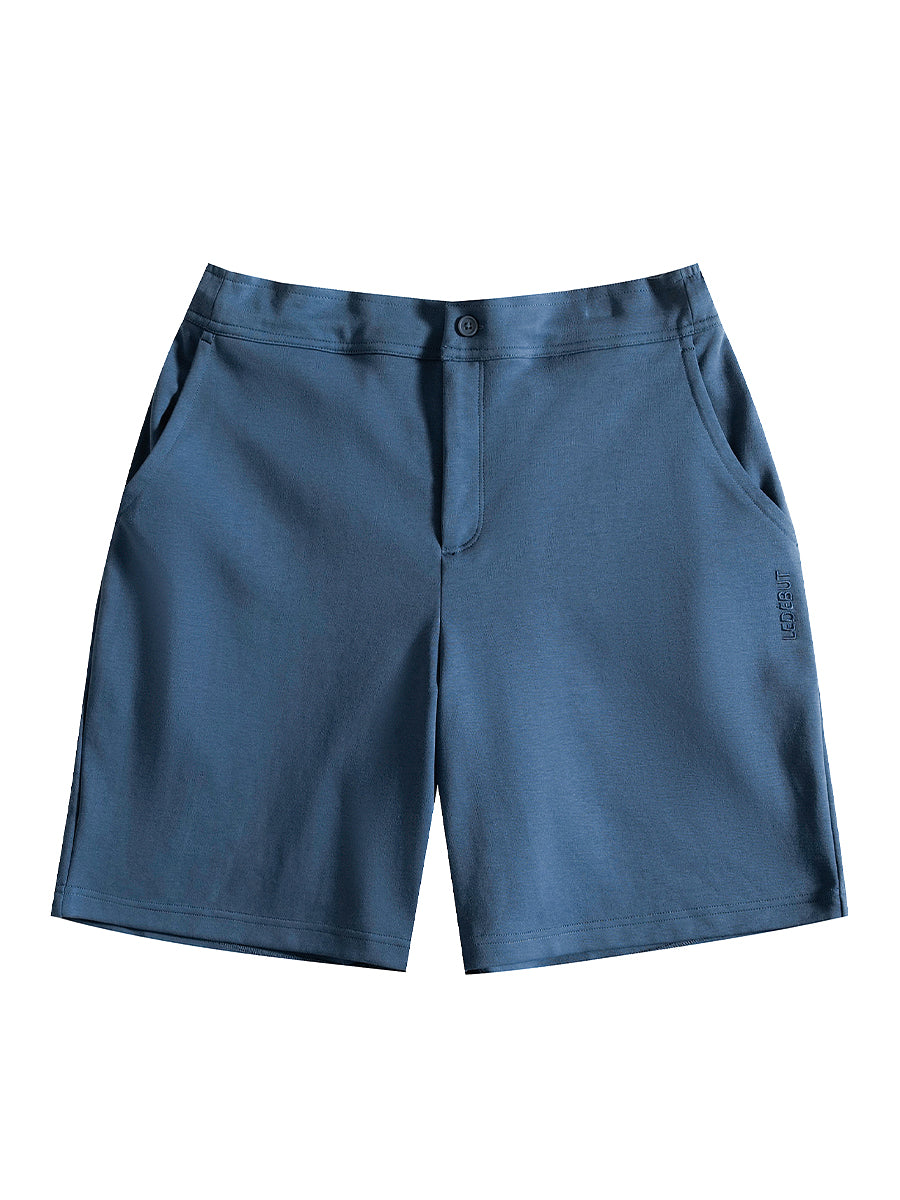 Men Scuba Fabric LEDÉBUT Pocket Shorts