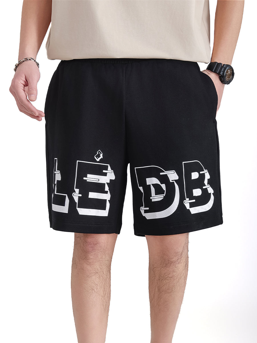 Men LÉDB Graphic Casual Shorts