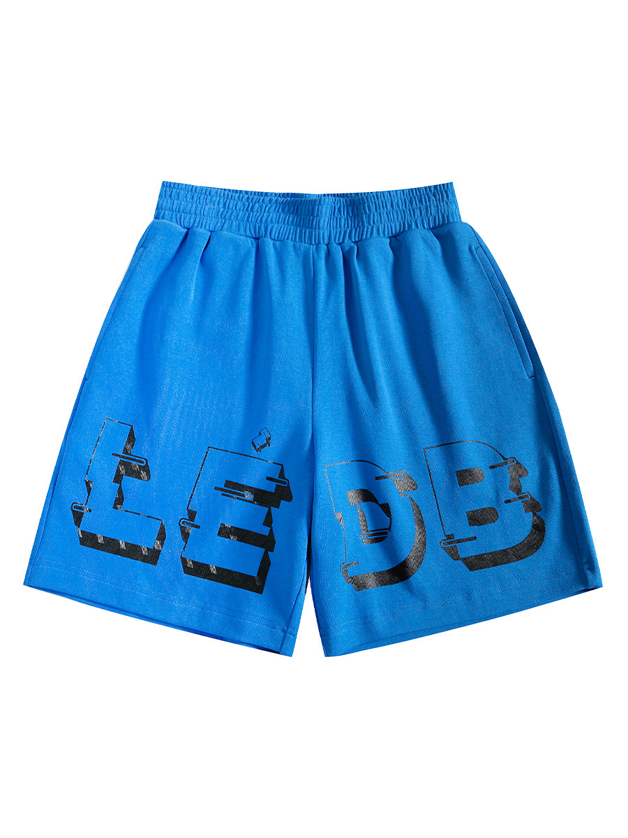 Men LÉDB Graphic Casual Shorts