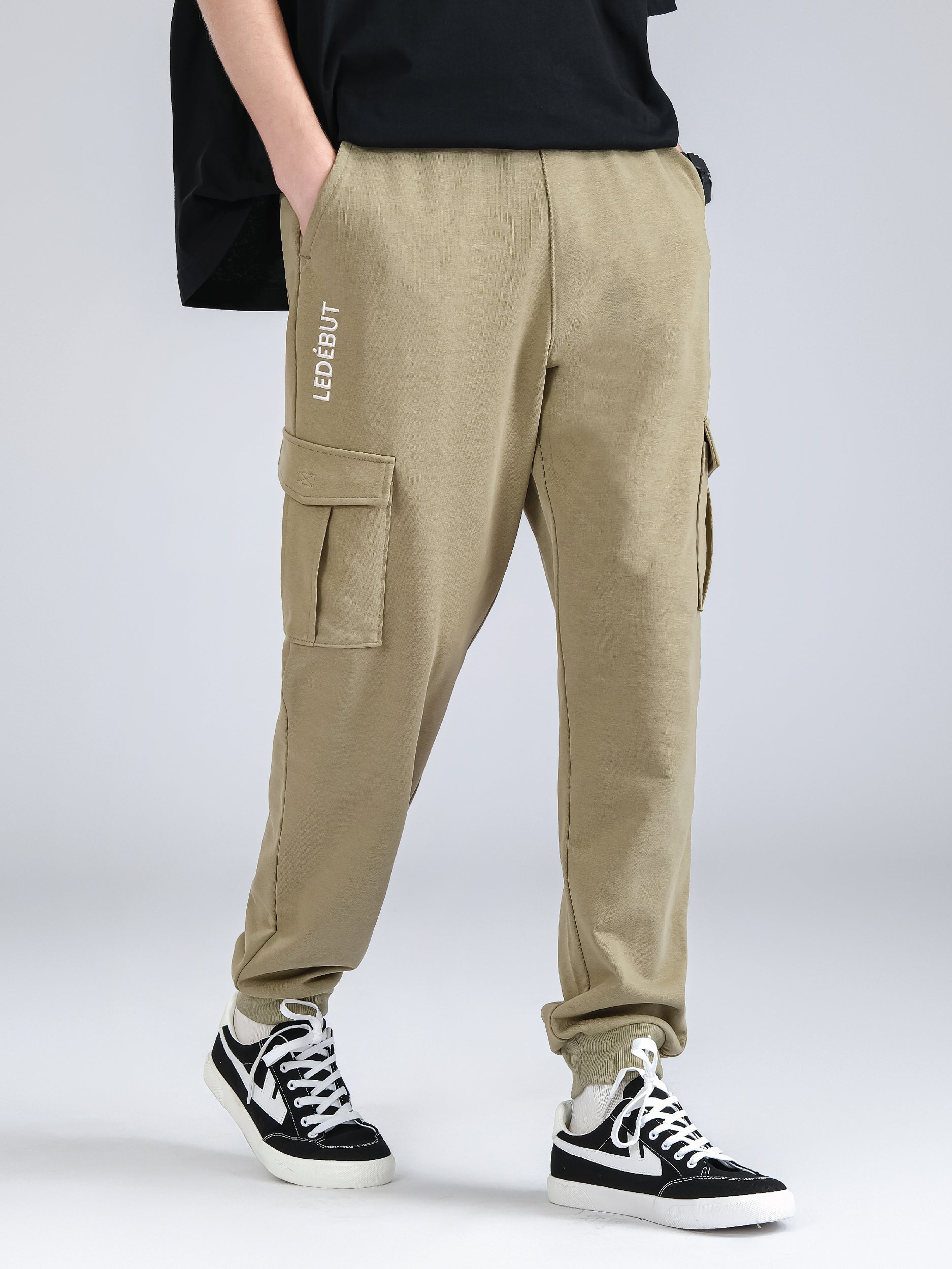 Men Cargo Long Pants