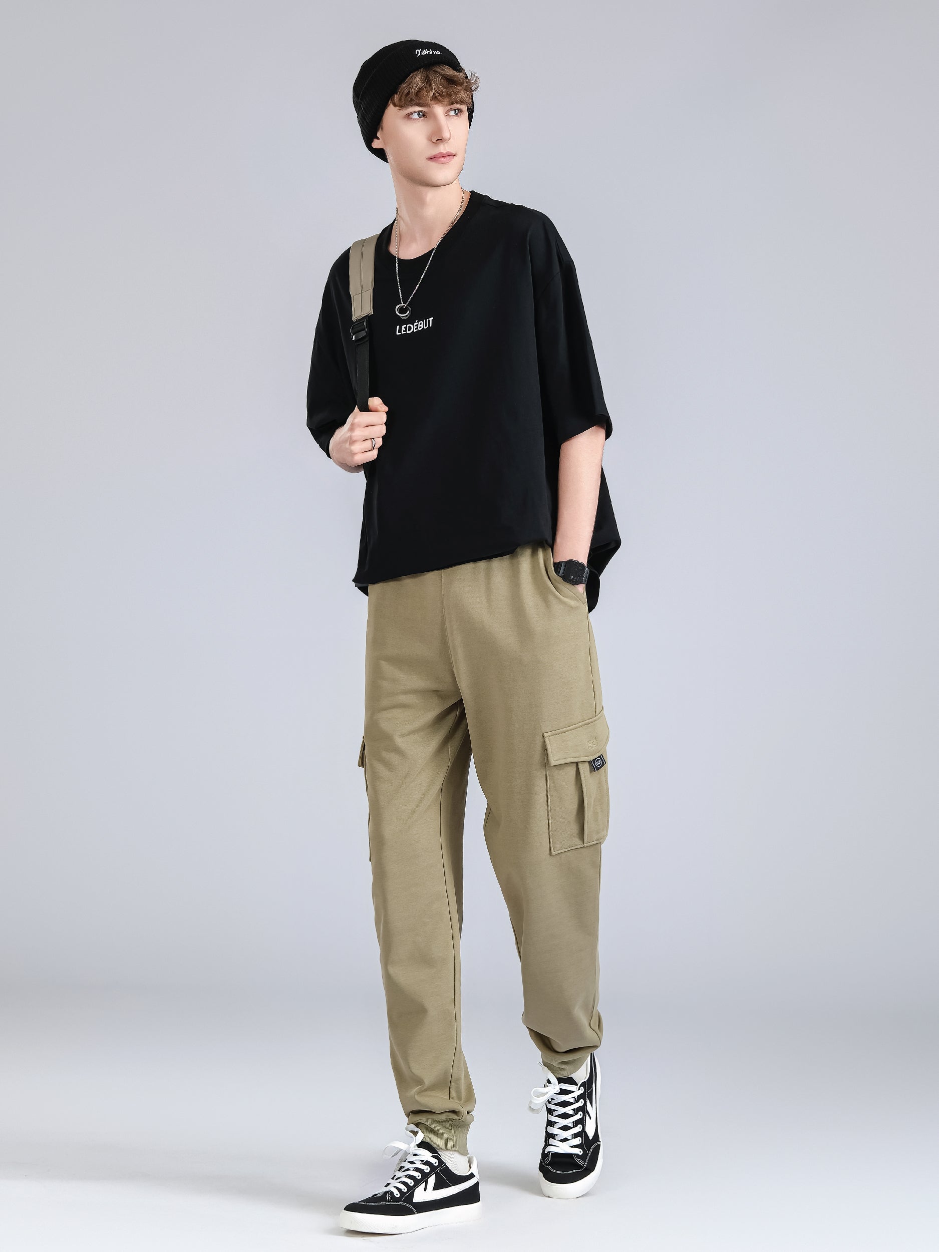 Men Cargo Long Pants