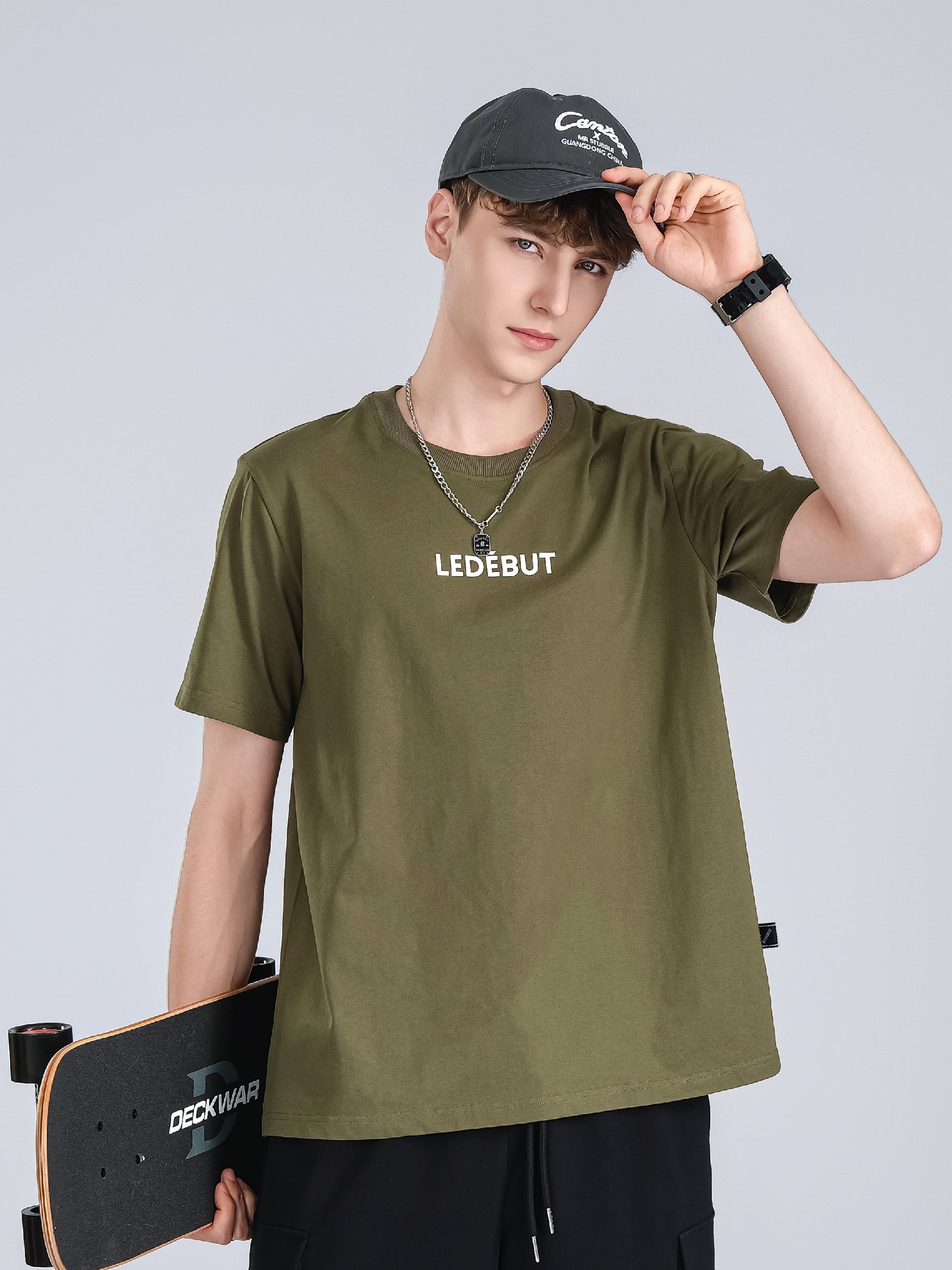 Men Center Label Regular Tee