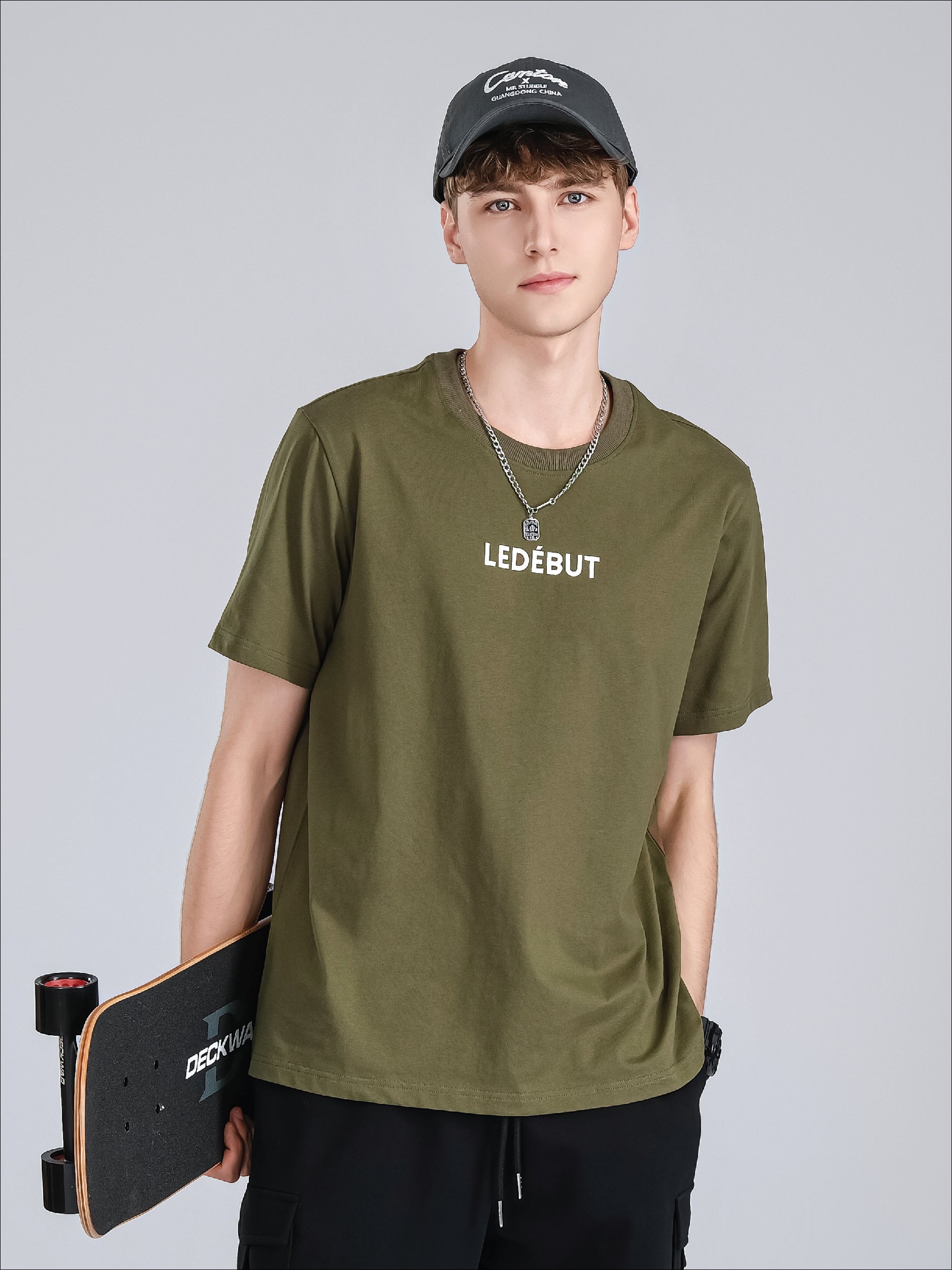 Men Center Label Regular Tee