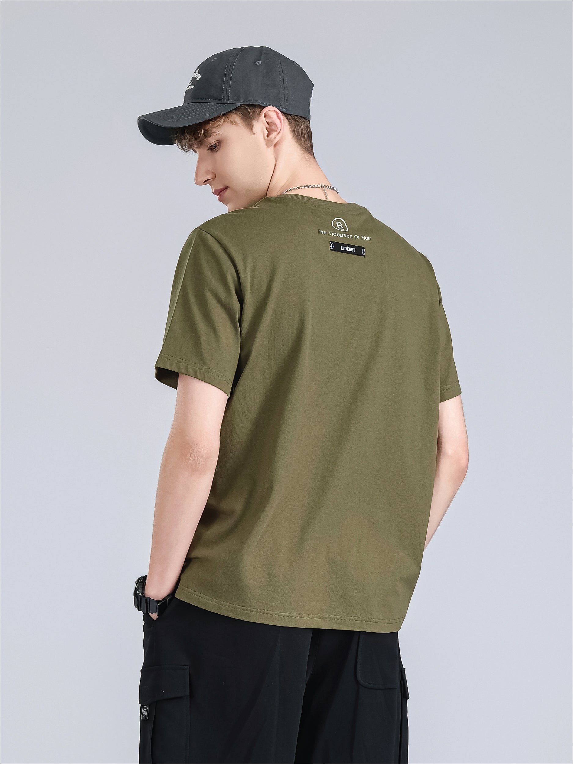 Men Center Label Regular Tee