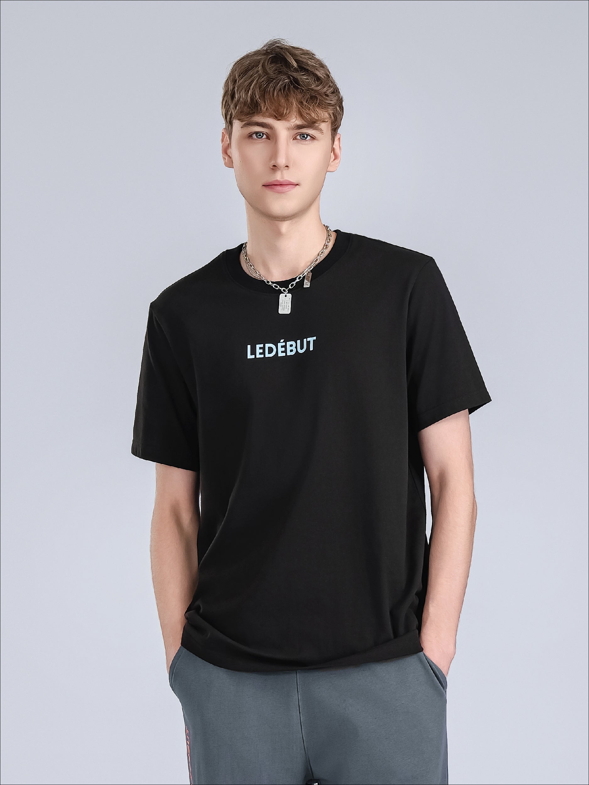 Men Center Label Regular Tee