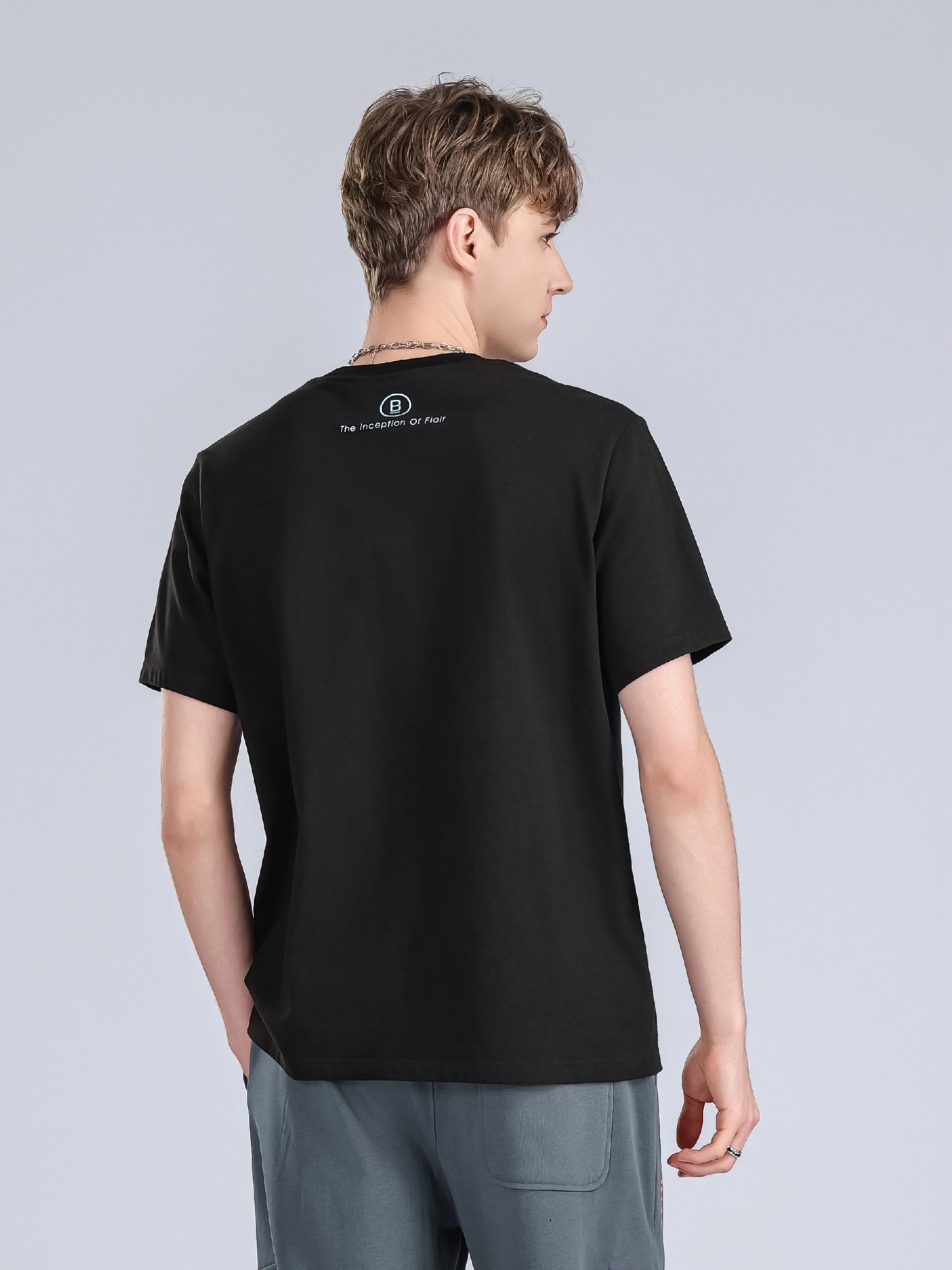 Men Center Label Regular Tee