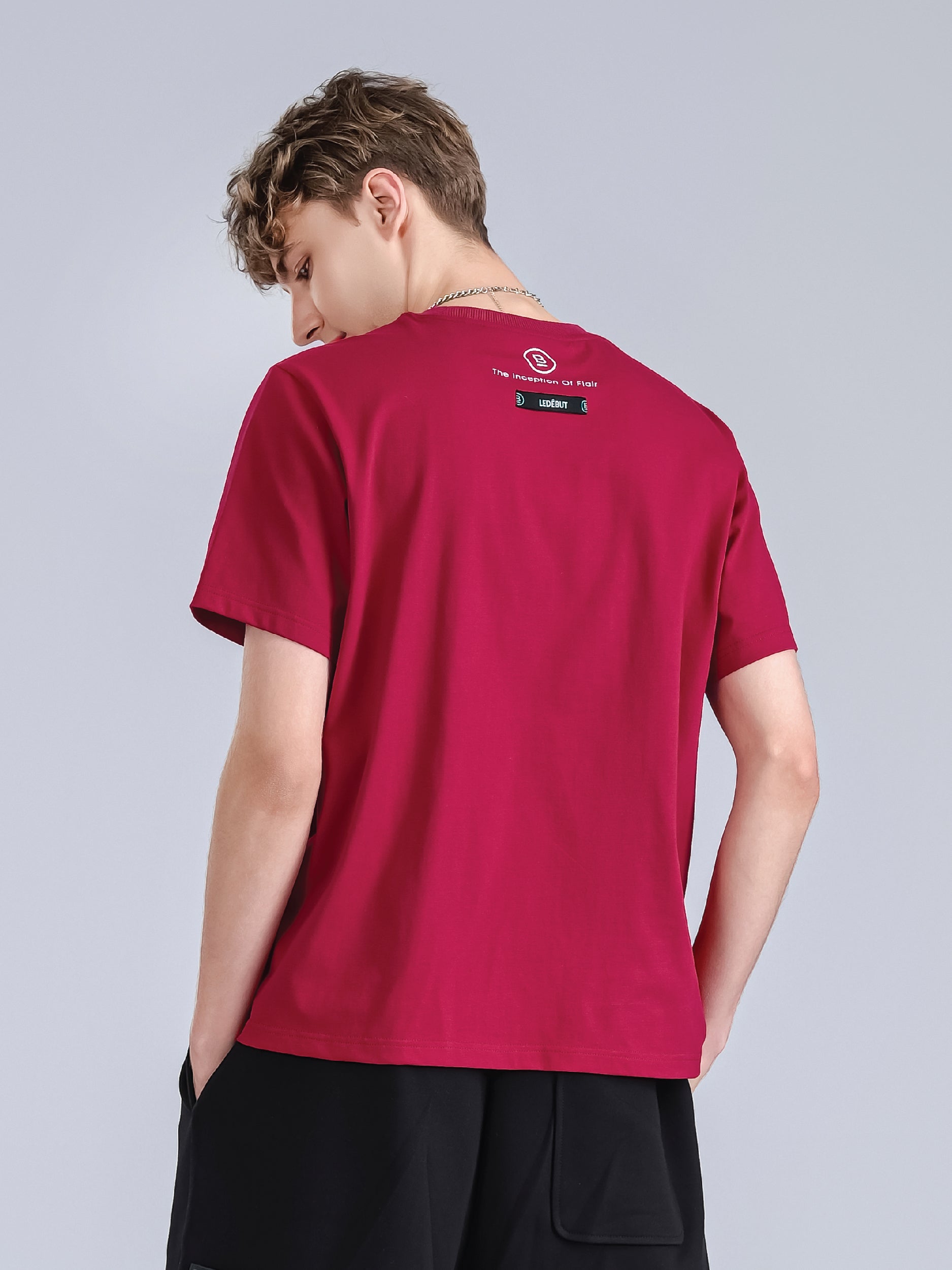 Men Center Label Regular Tee