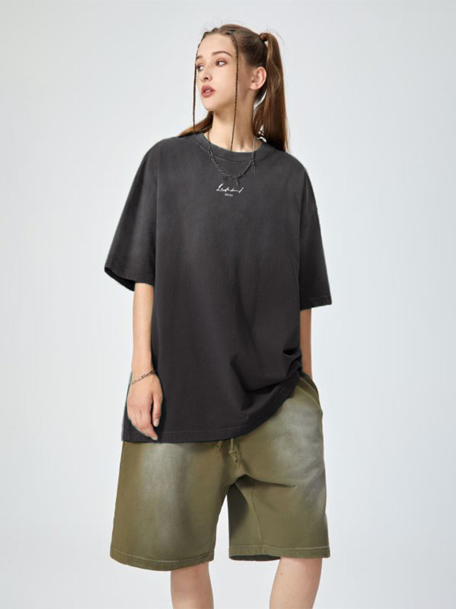 Unisex Gradé Spacecraft Bear Oversized Tee