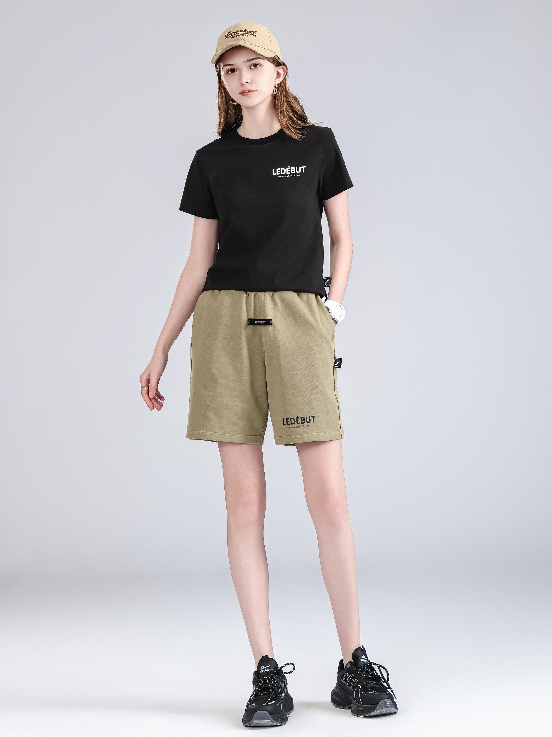 Women French Terry Cotton Short Pants – Ledebut