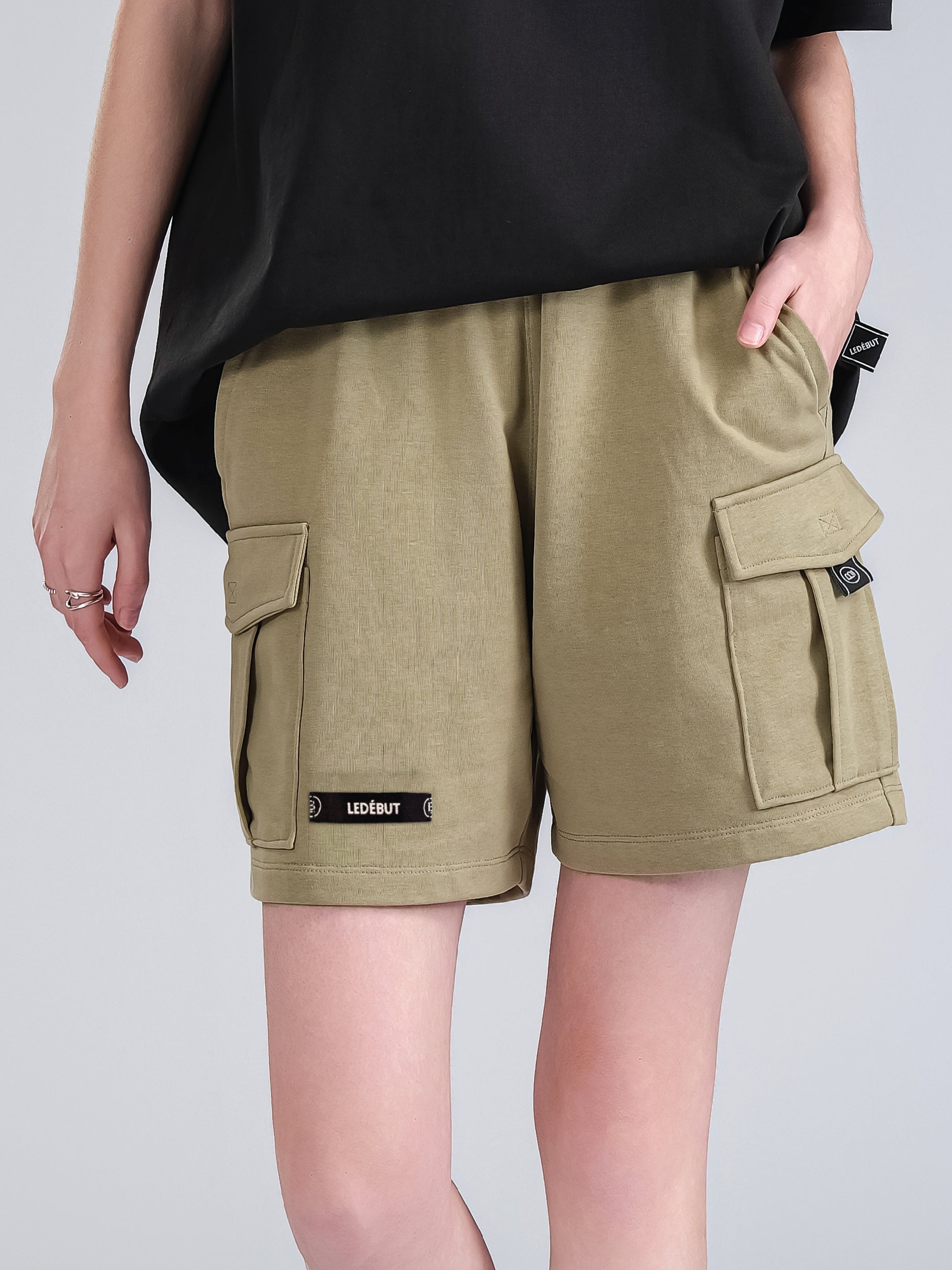 Women Cotton Cargo Short Pants