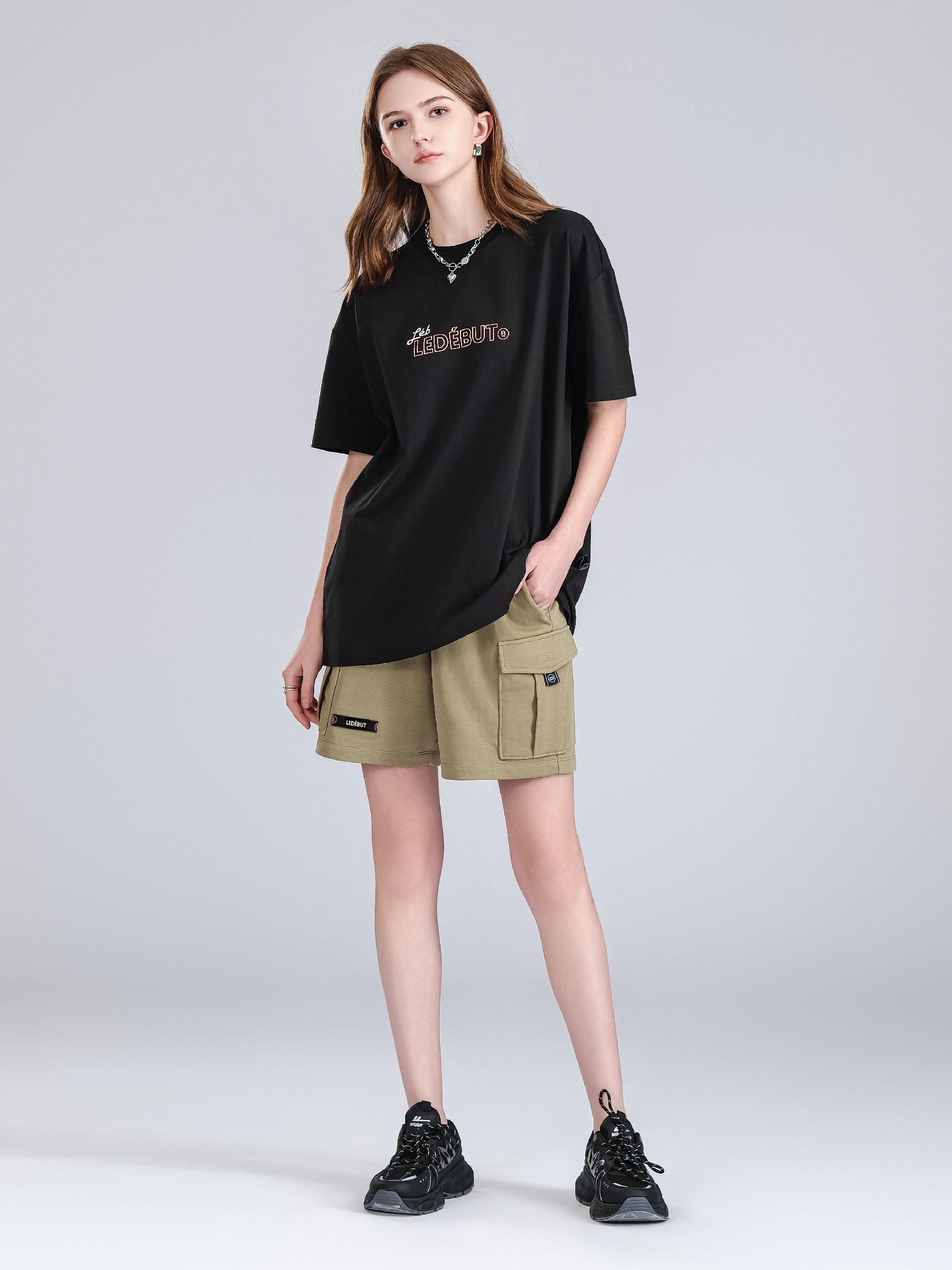 Women Cotton Cargo Short Pants