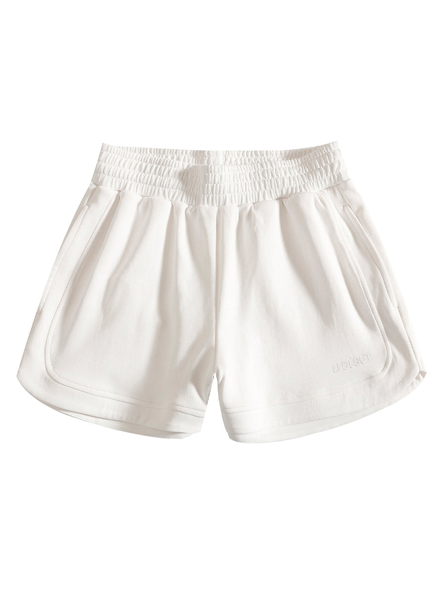 Women Roma Fabric LEDÉBUT Embroidery Shorts