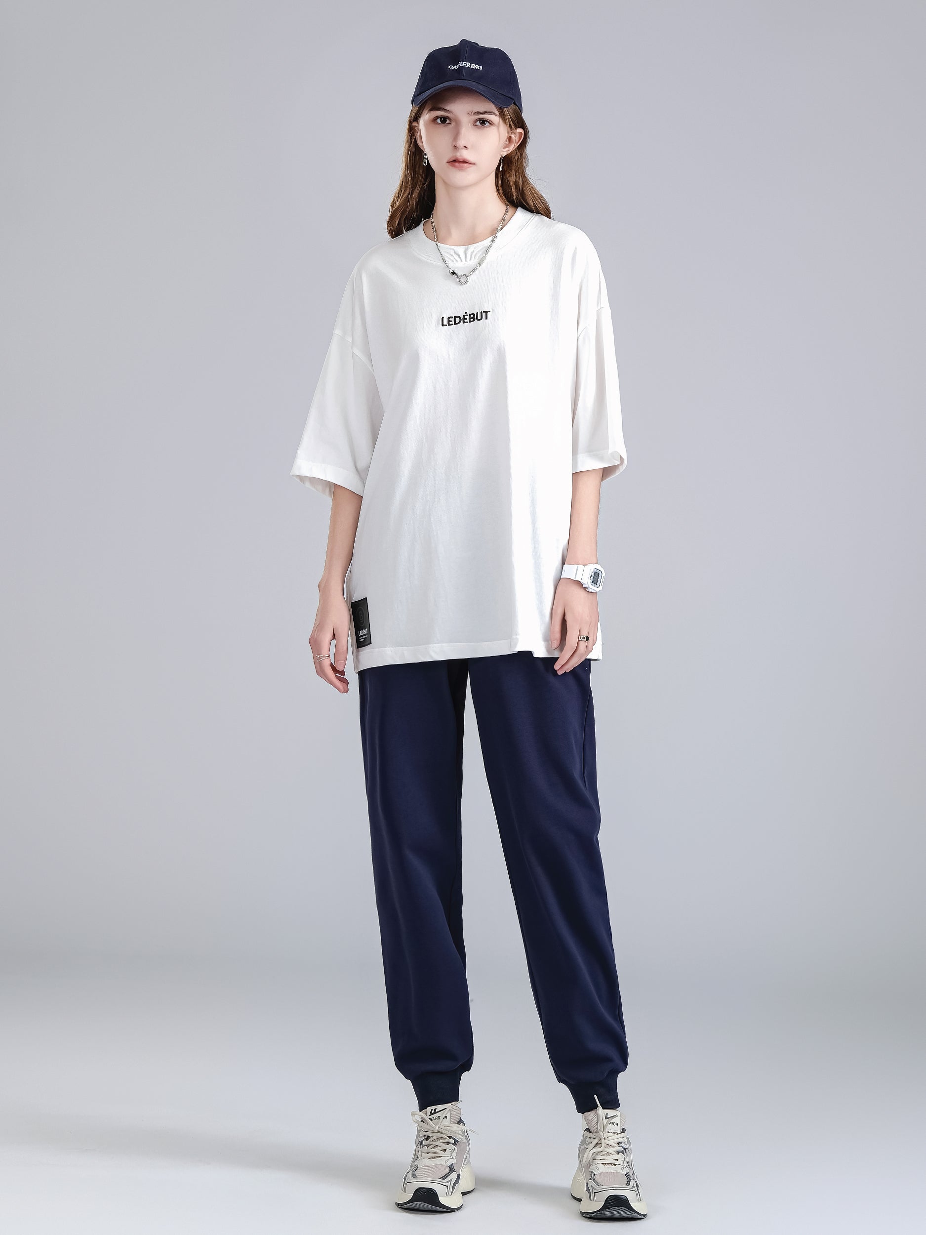 Women French Terry Cotton Long Pants