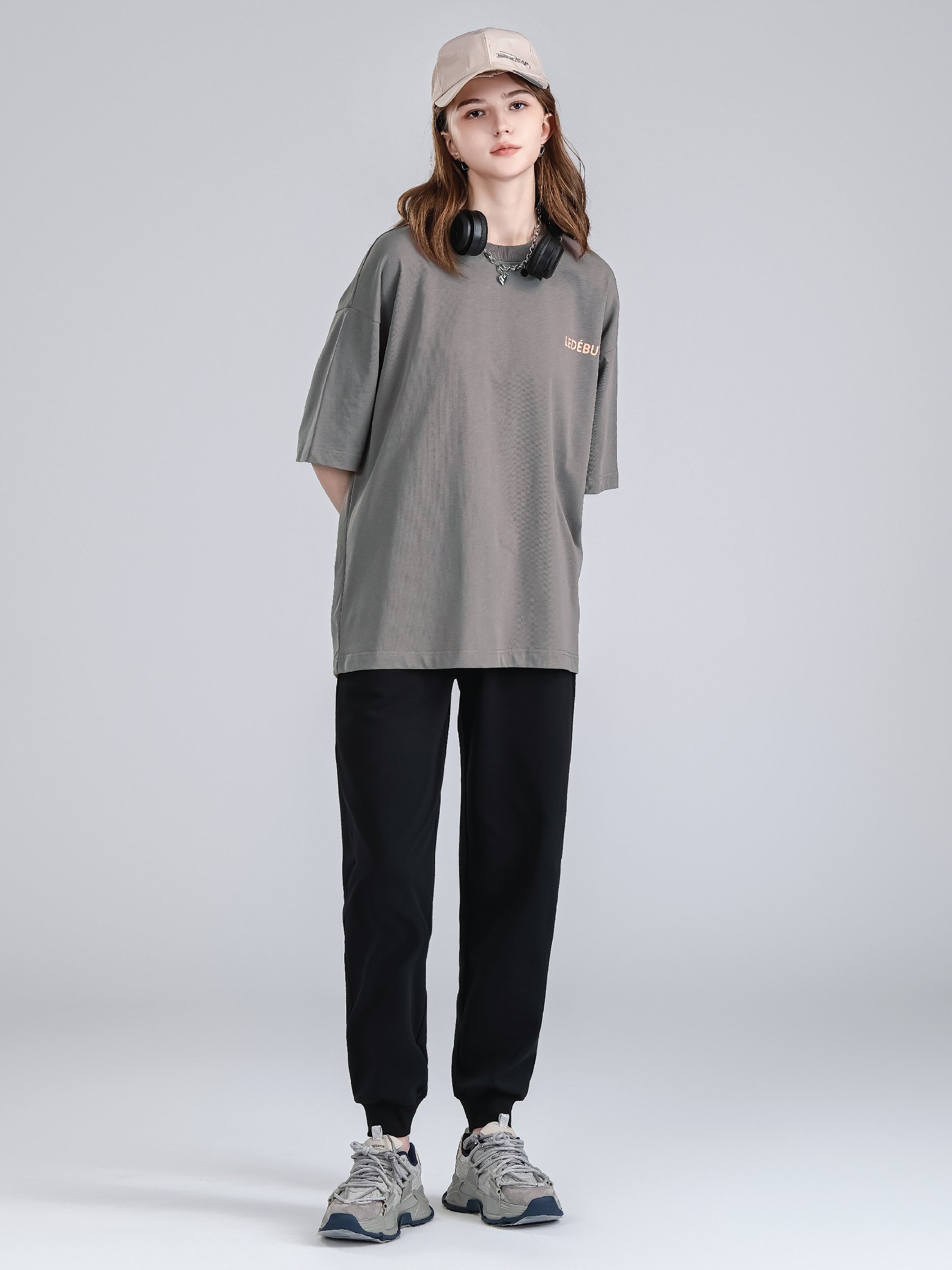 Women French Terry Cotton Long Pants