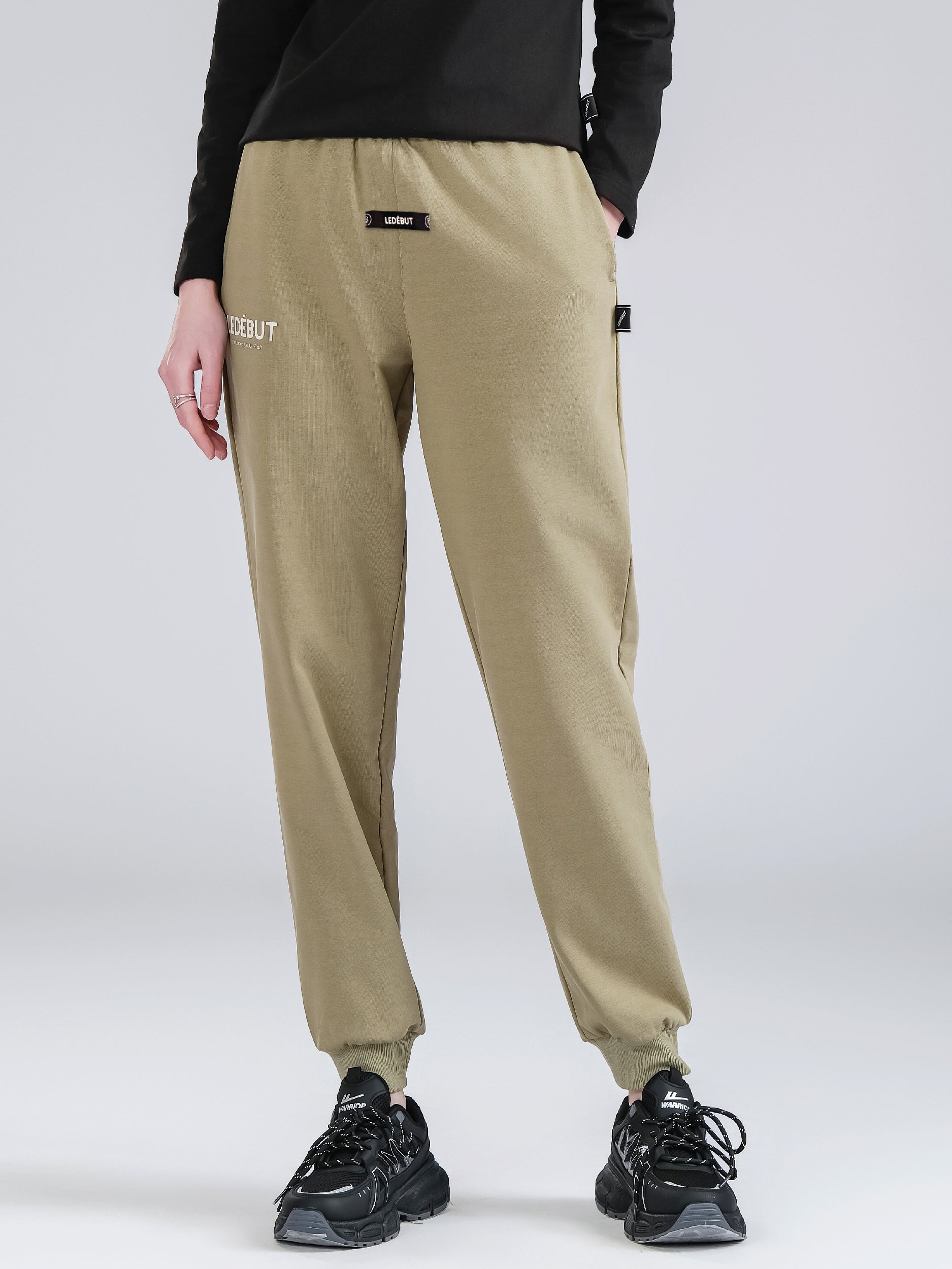 Women French Terry Cotton Long Pants