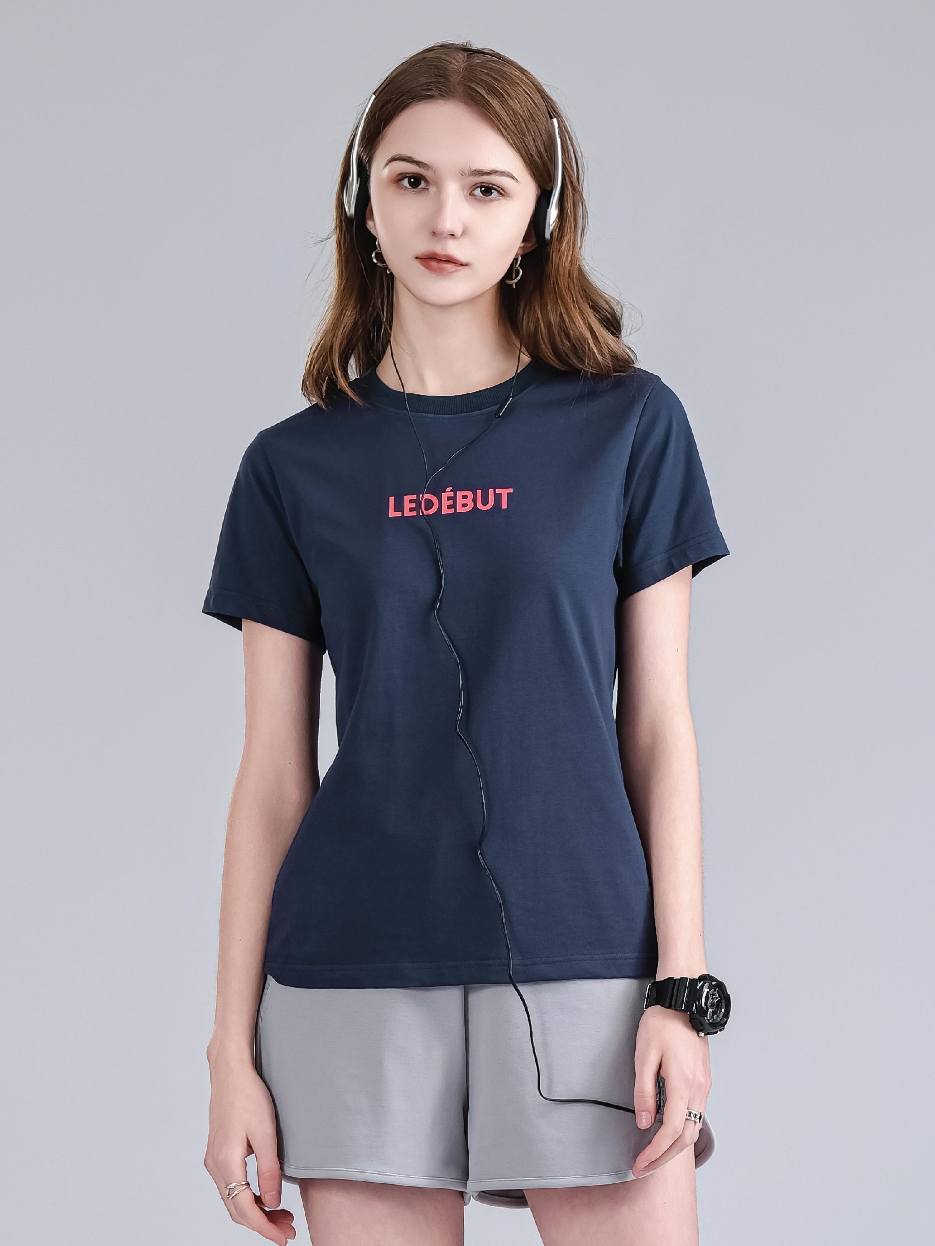 Women Center Label Regular Tee