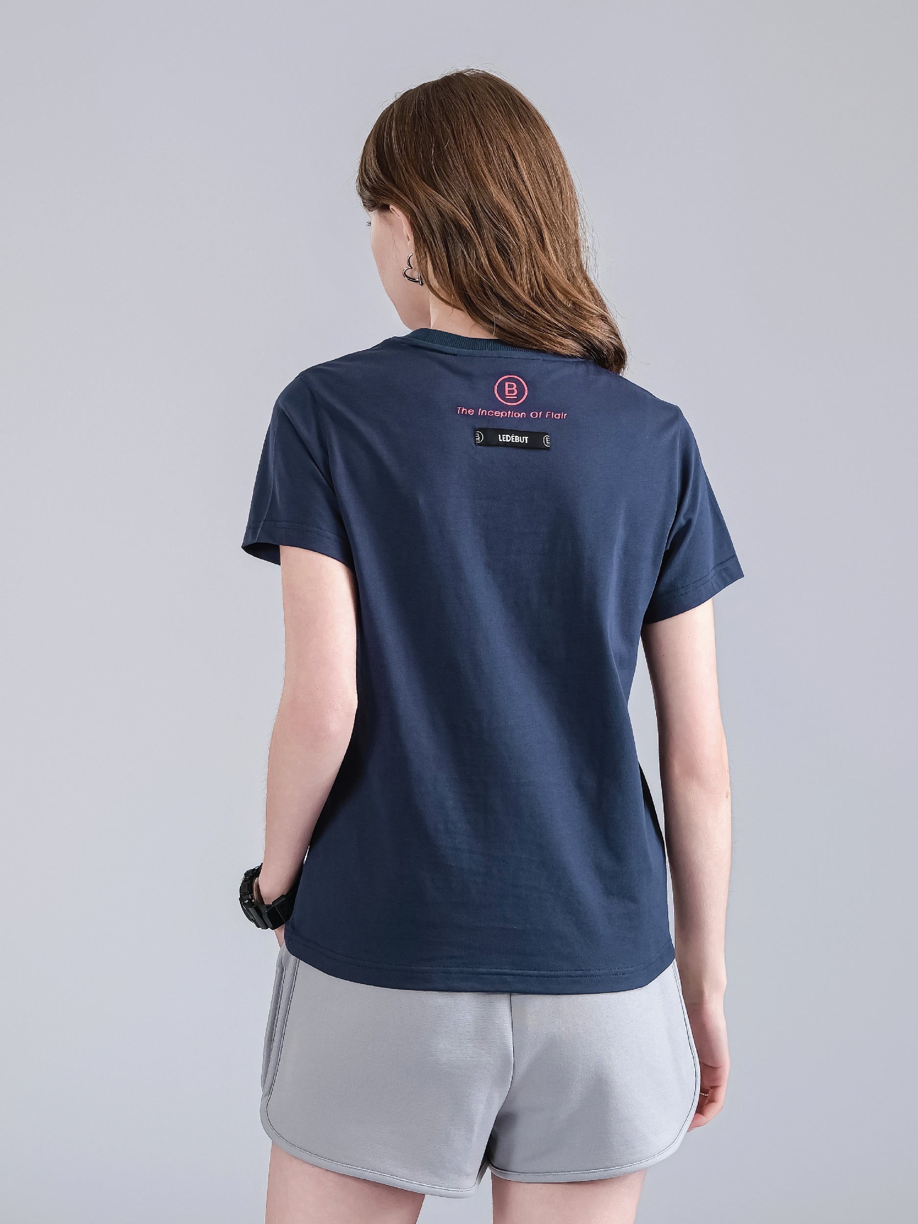 Women Center Label Regular Tee