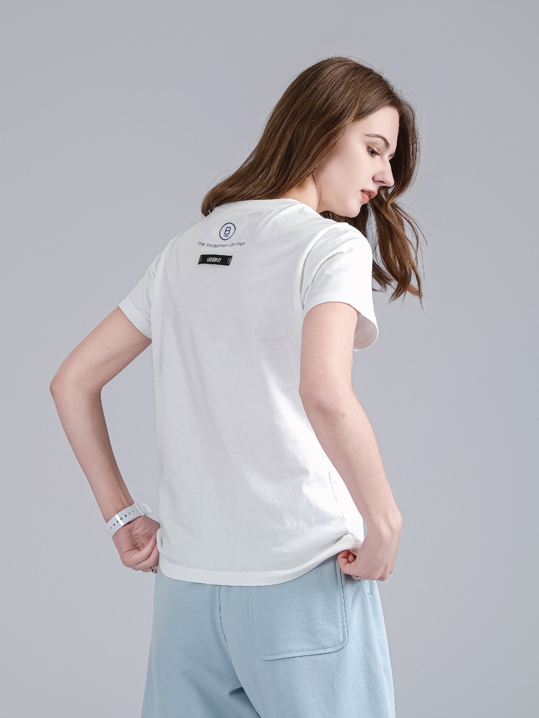 Women Center Label Regular Tee