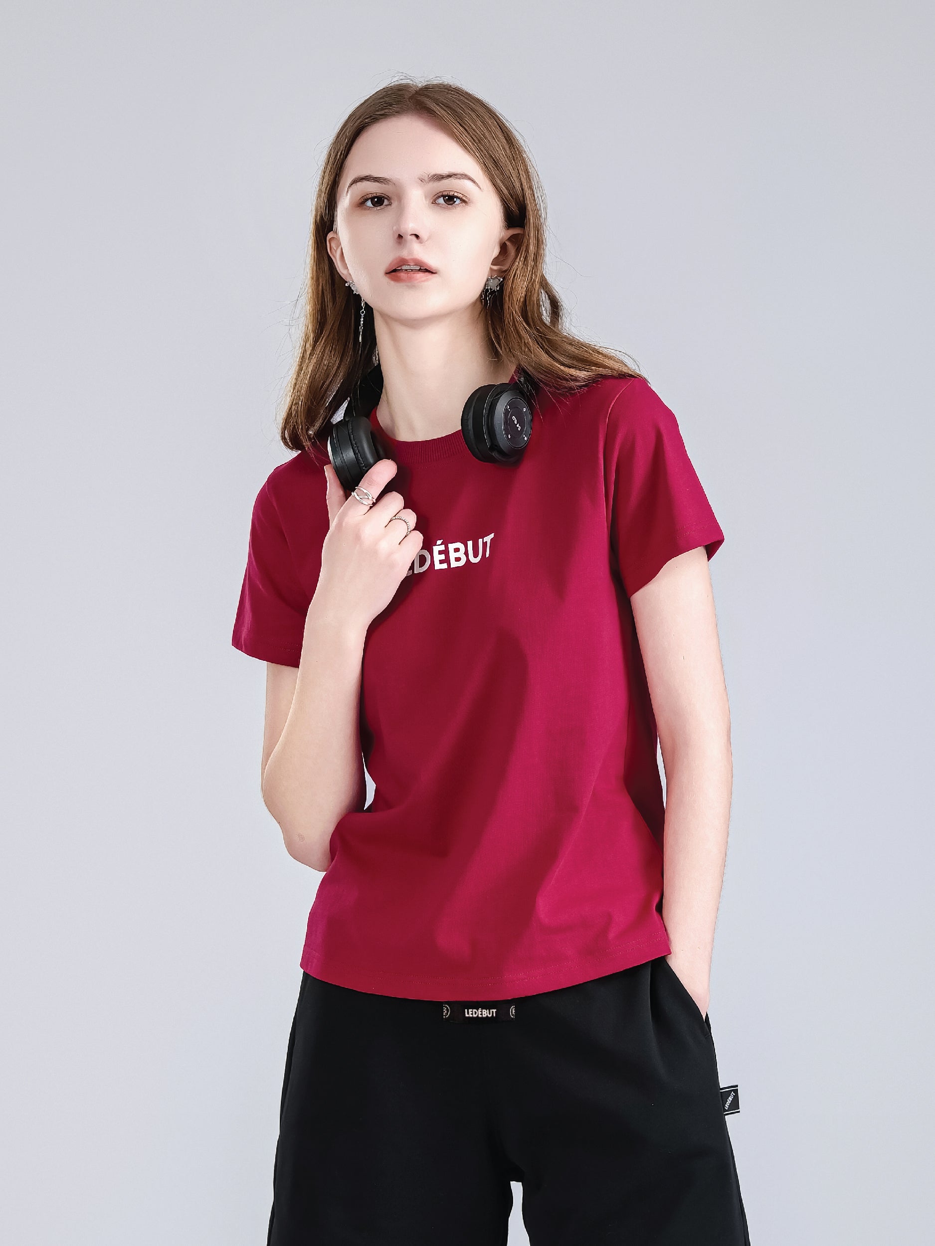 Women Center Label Regular Tee