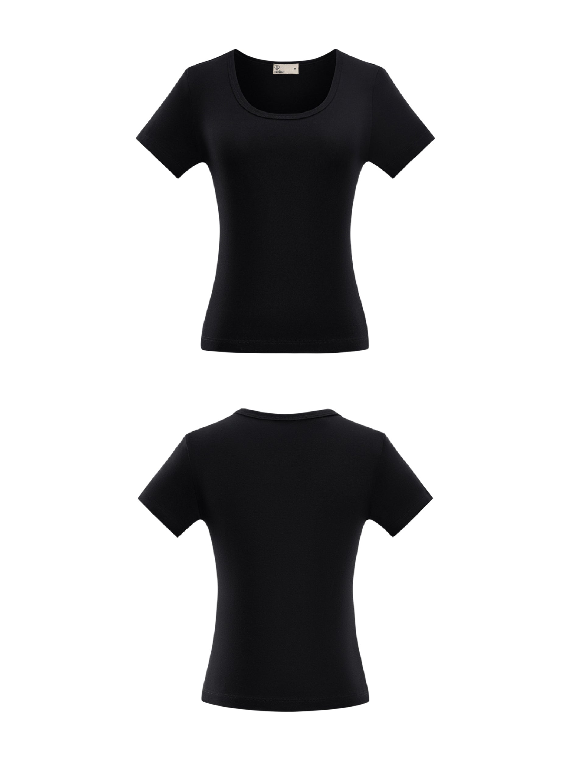 Women Basic 9056 Crew Neck Tee