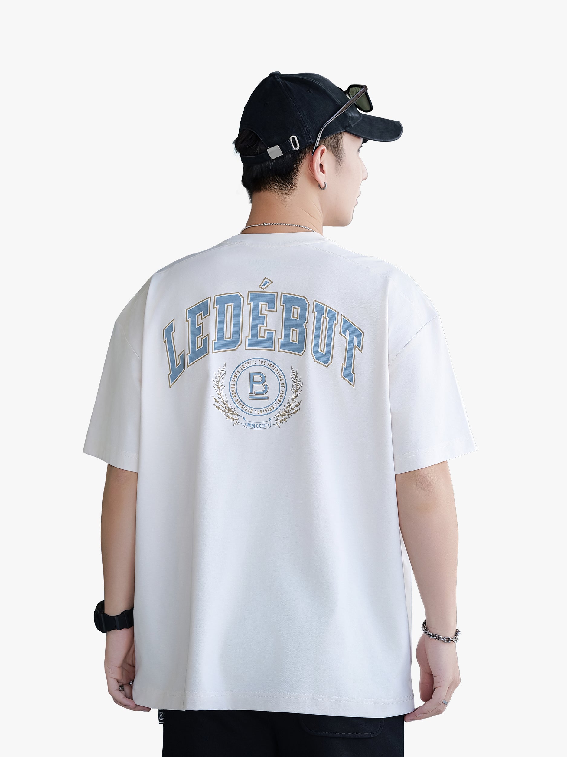 Unisex LB High-Density Front Print Oversized Tee