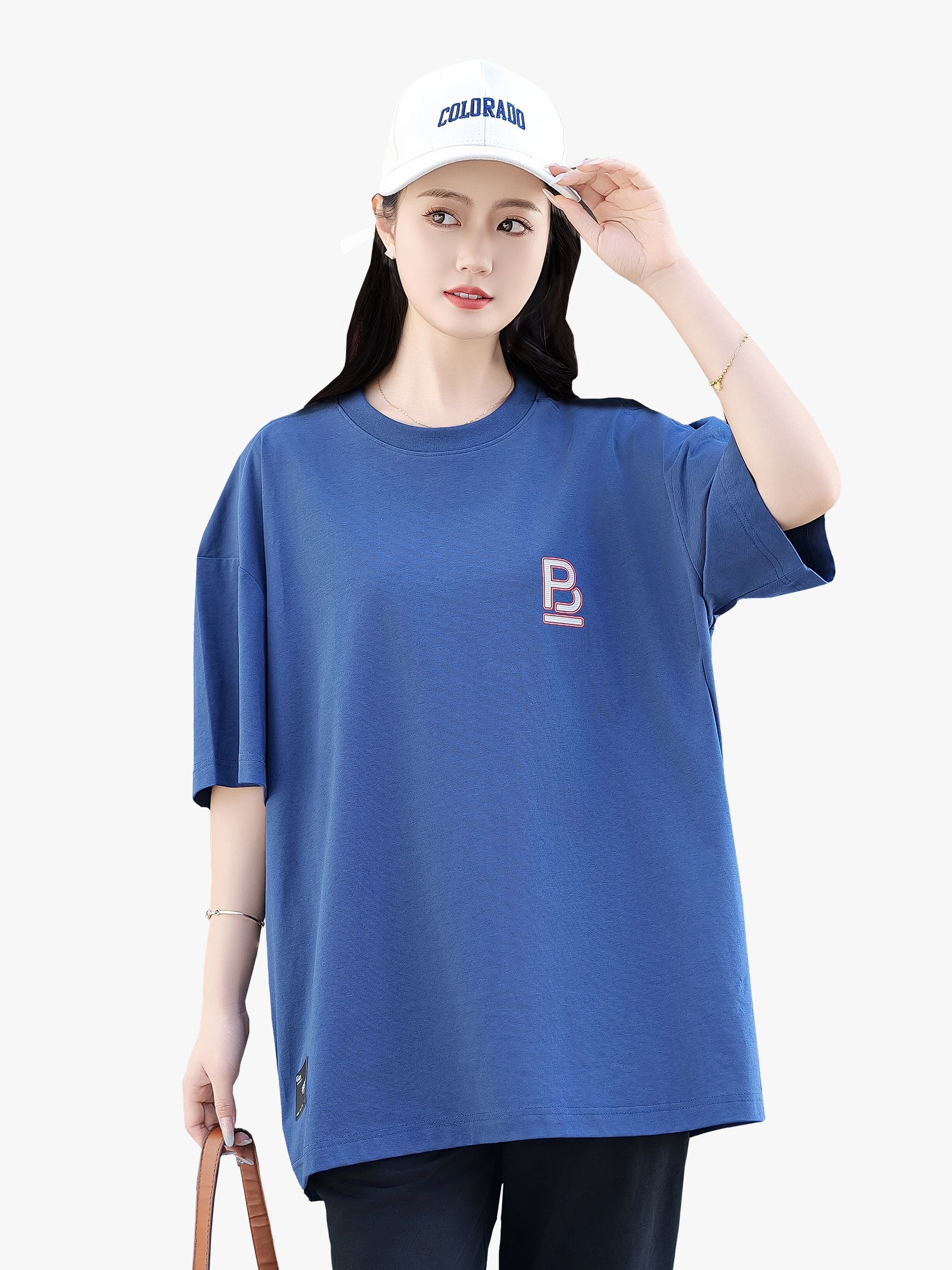 Unisex LB High-Density Front Print Oversized Tee