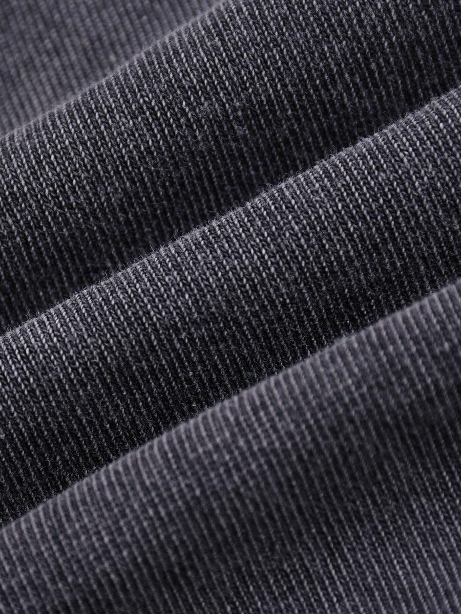 Men Terry Frost-Wash Embroidery Shorts