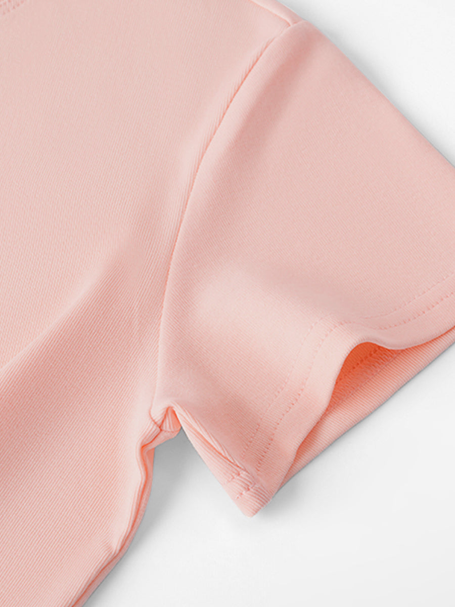 Women Basic 9066 Crew Neck Tee