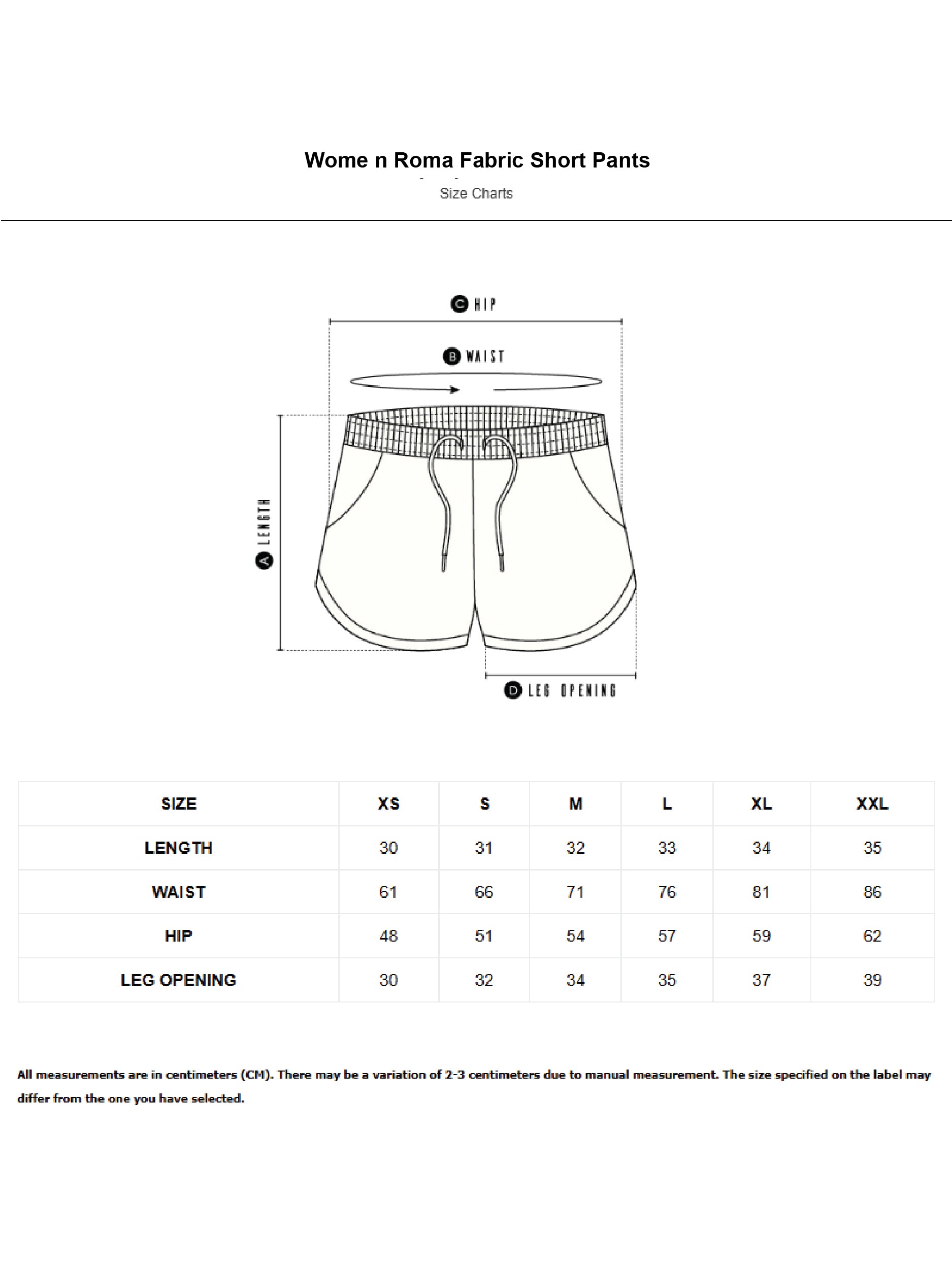 Women Roma Fabric Classic Embroidery Shorts